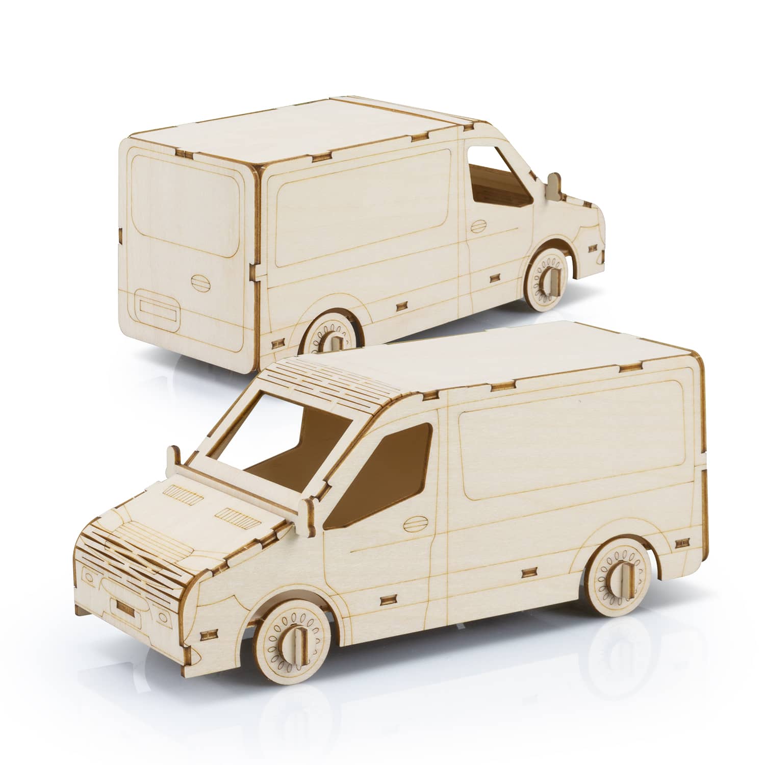 BRANDCRAFT Van Wooden Model - 124031 Image