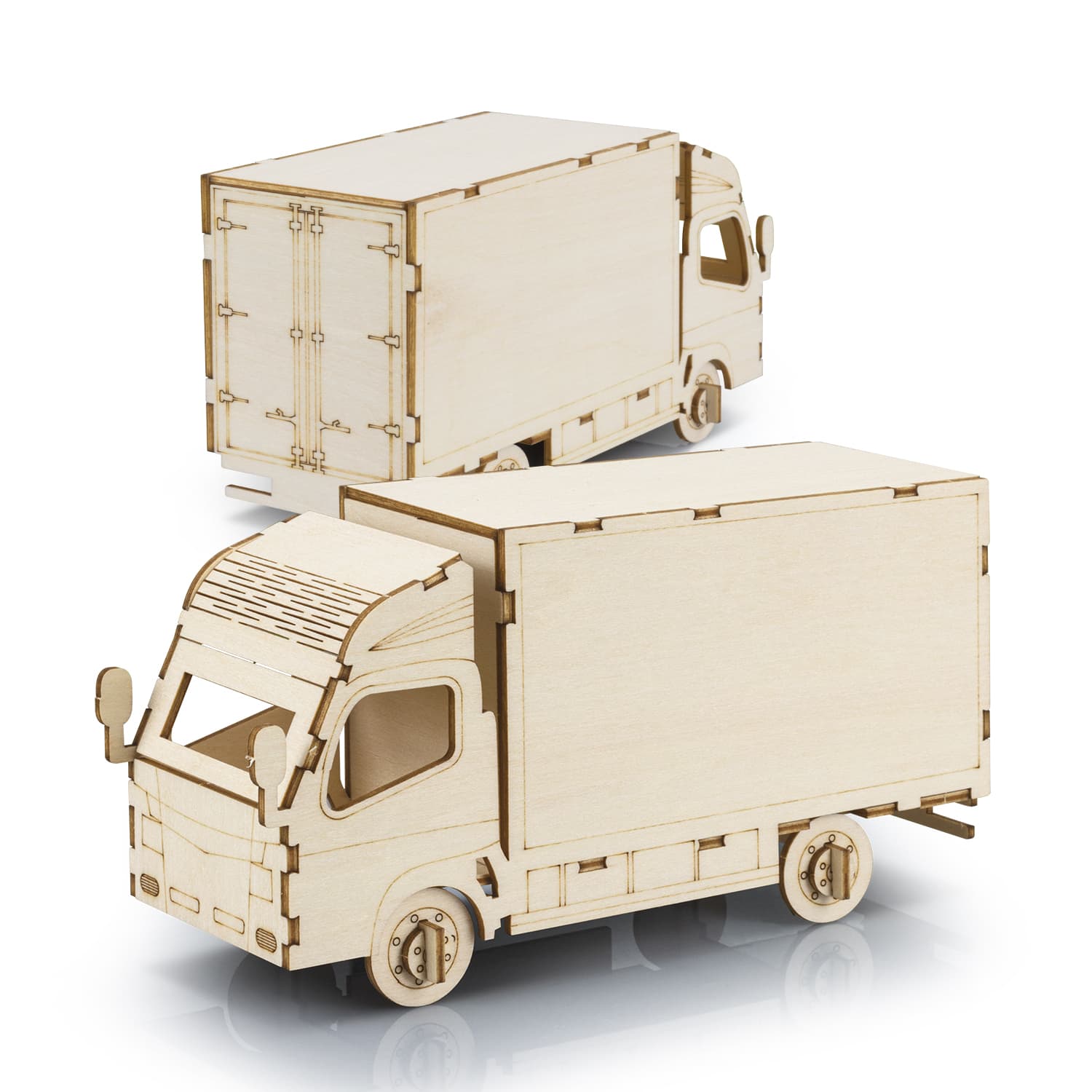 BRANDCRAFT Small Truck Wooden Model - 124032 Image