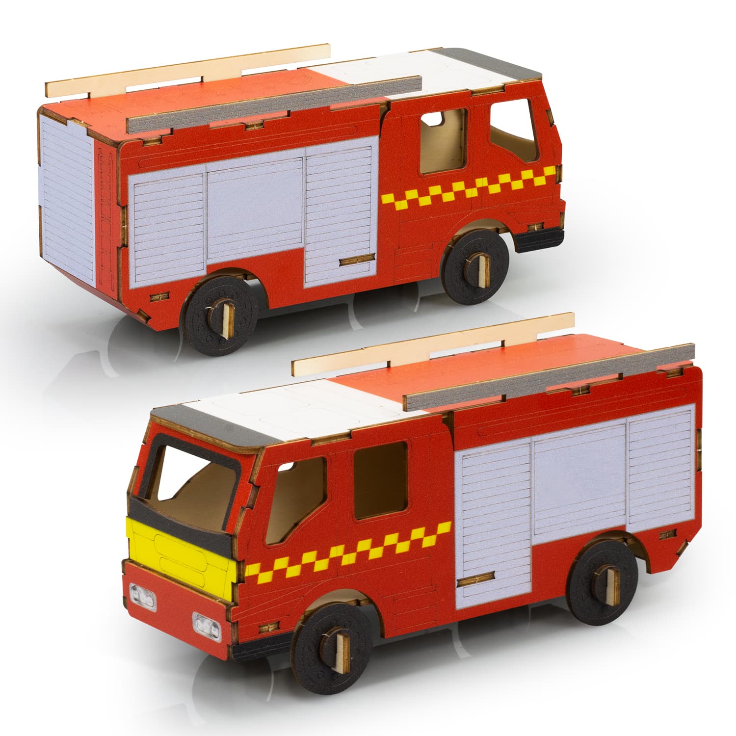 BRANDCRAFT Fire Truck Wooden Model - 124034 Image