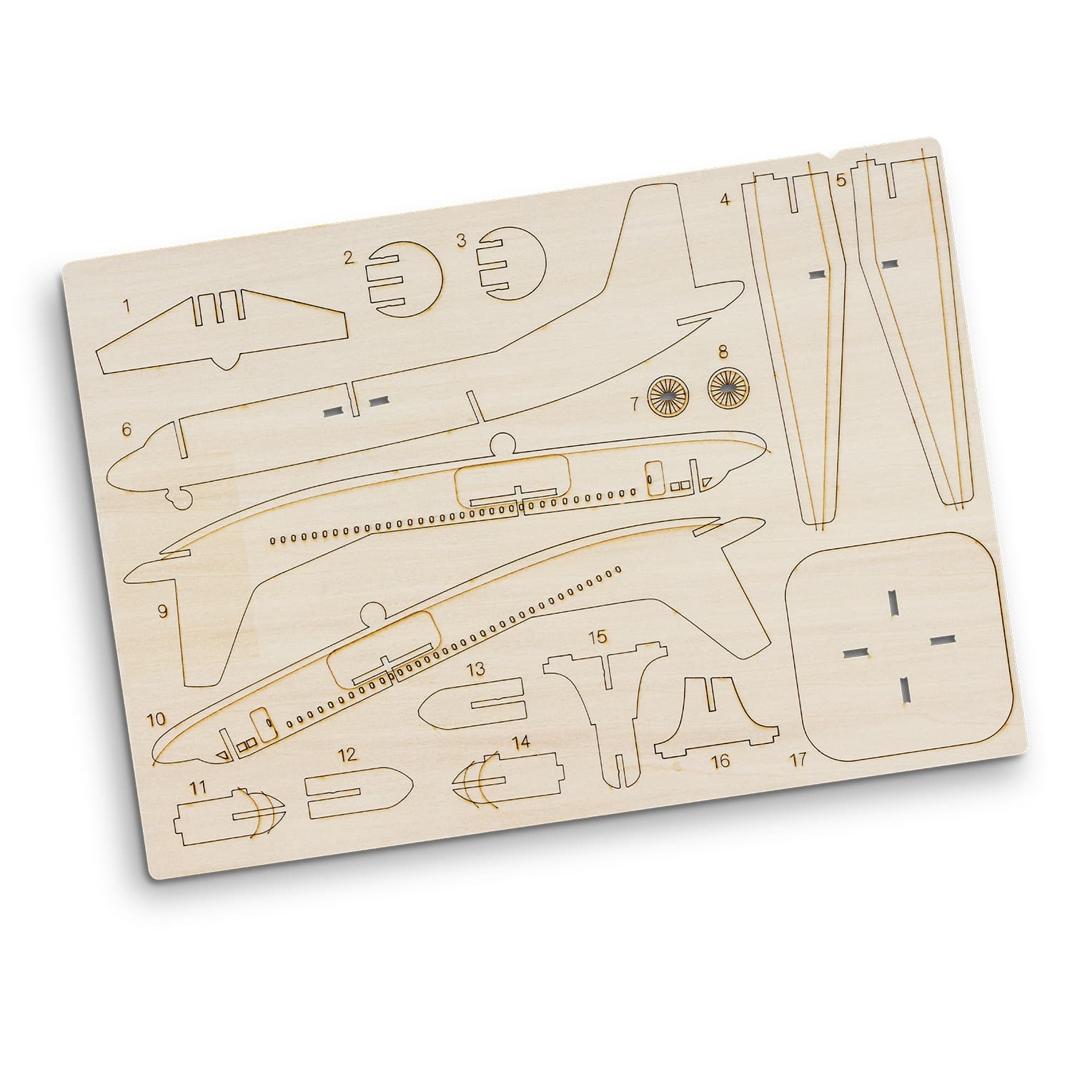 BRANDCRAFT Jet Plane Wooden Model - 124039 Image