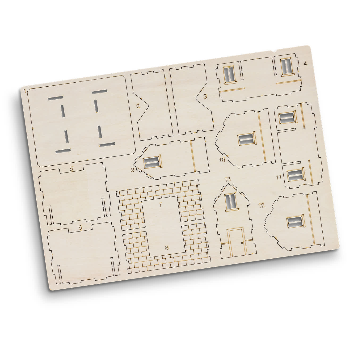 BRANDCRAFT House Wooden Model - 124041 Image