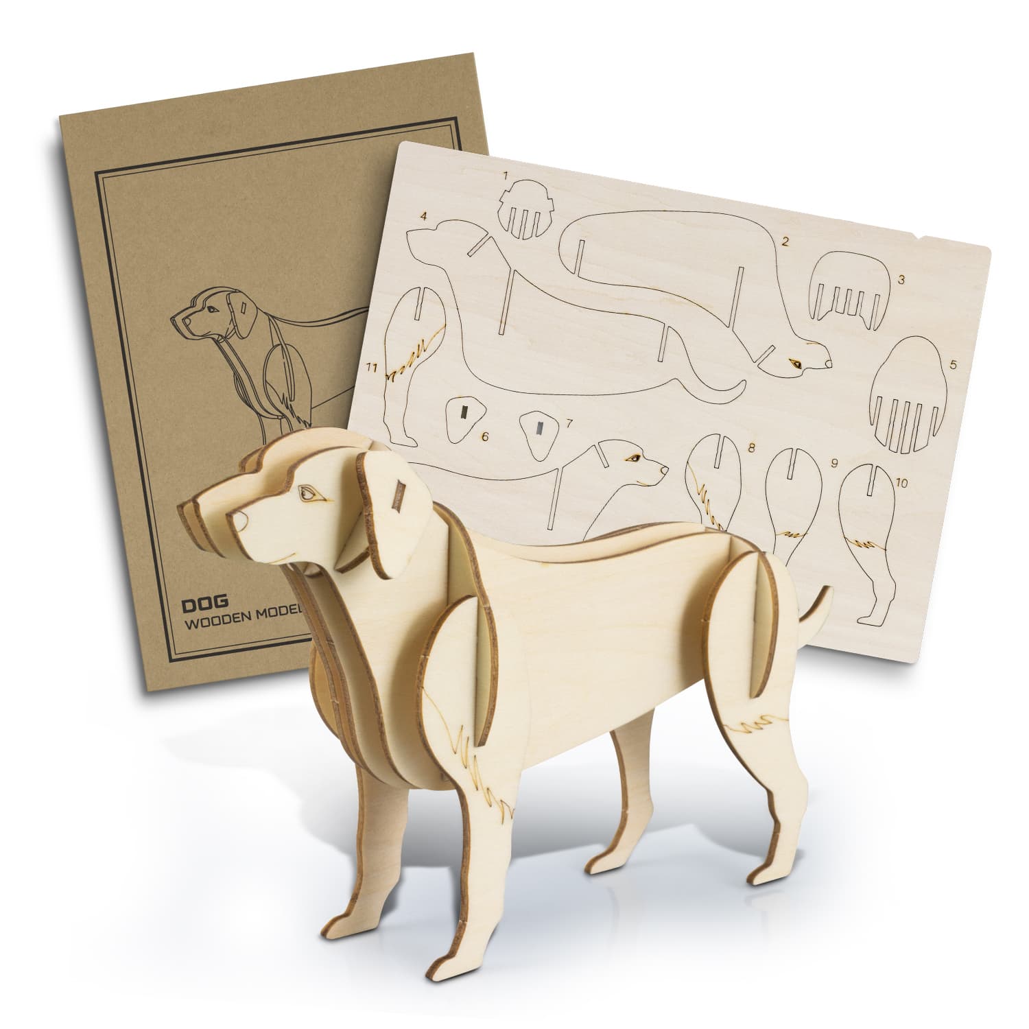 BRANDCRAFT Dog Wooden Model | Dog Wooden Model | Custom Merchandise | Merchandise | Customised Gifts NZ | Corporate Gifts | Promotional Products NZ | Branded merchandise NZ | Branded Merch | Personalised Merchandise | Custom Promotional Products | 