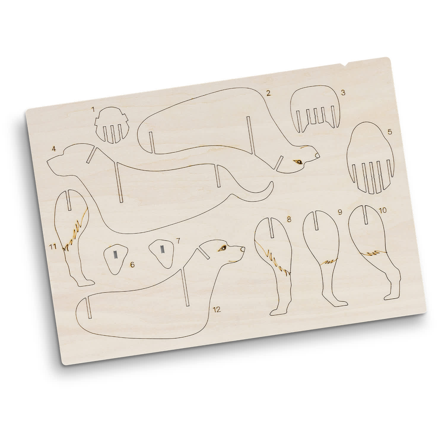 BRANDCRAFT Dog Wooden Model - 124042 Image 