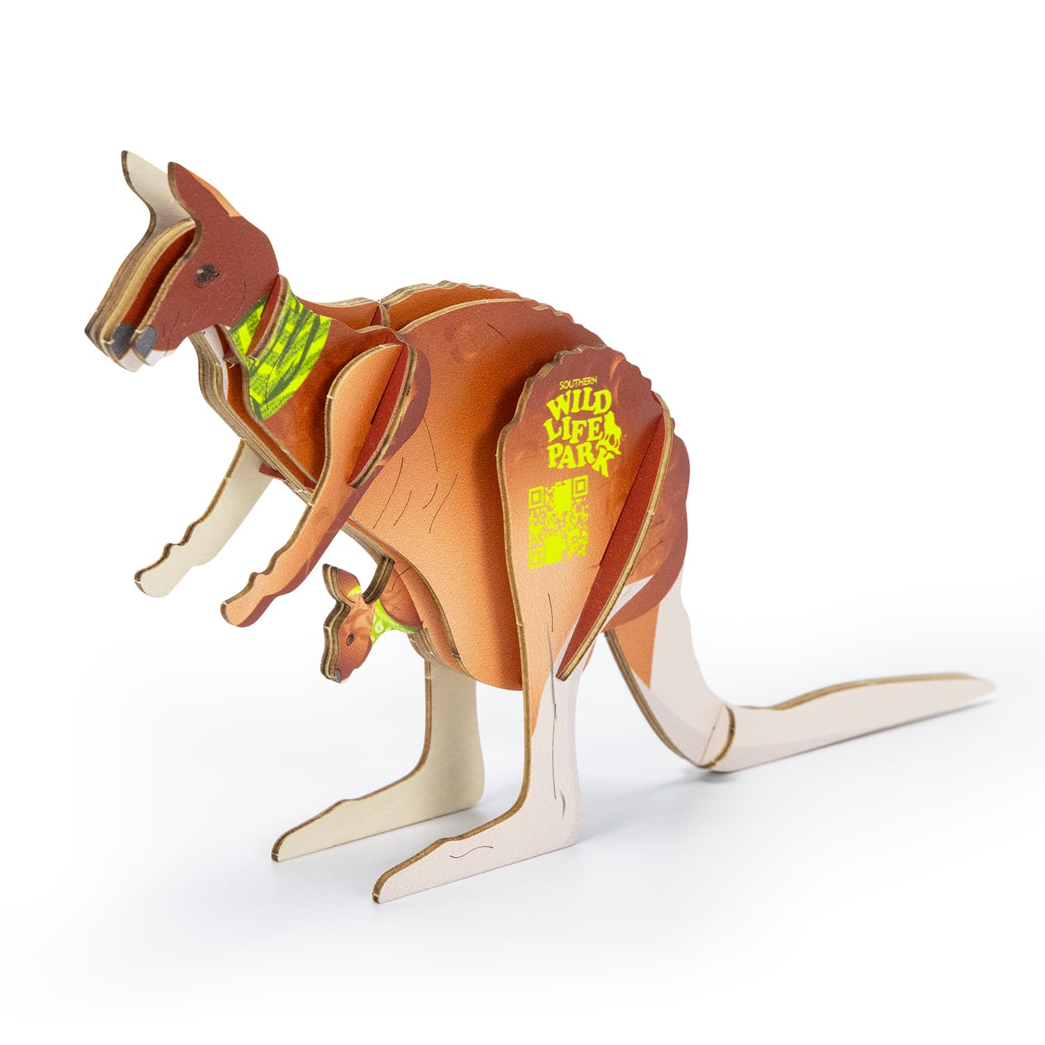BRANDCRAFT Kangaroo Wooden Model