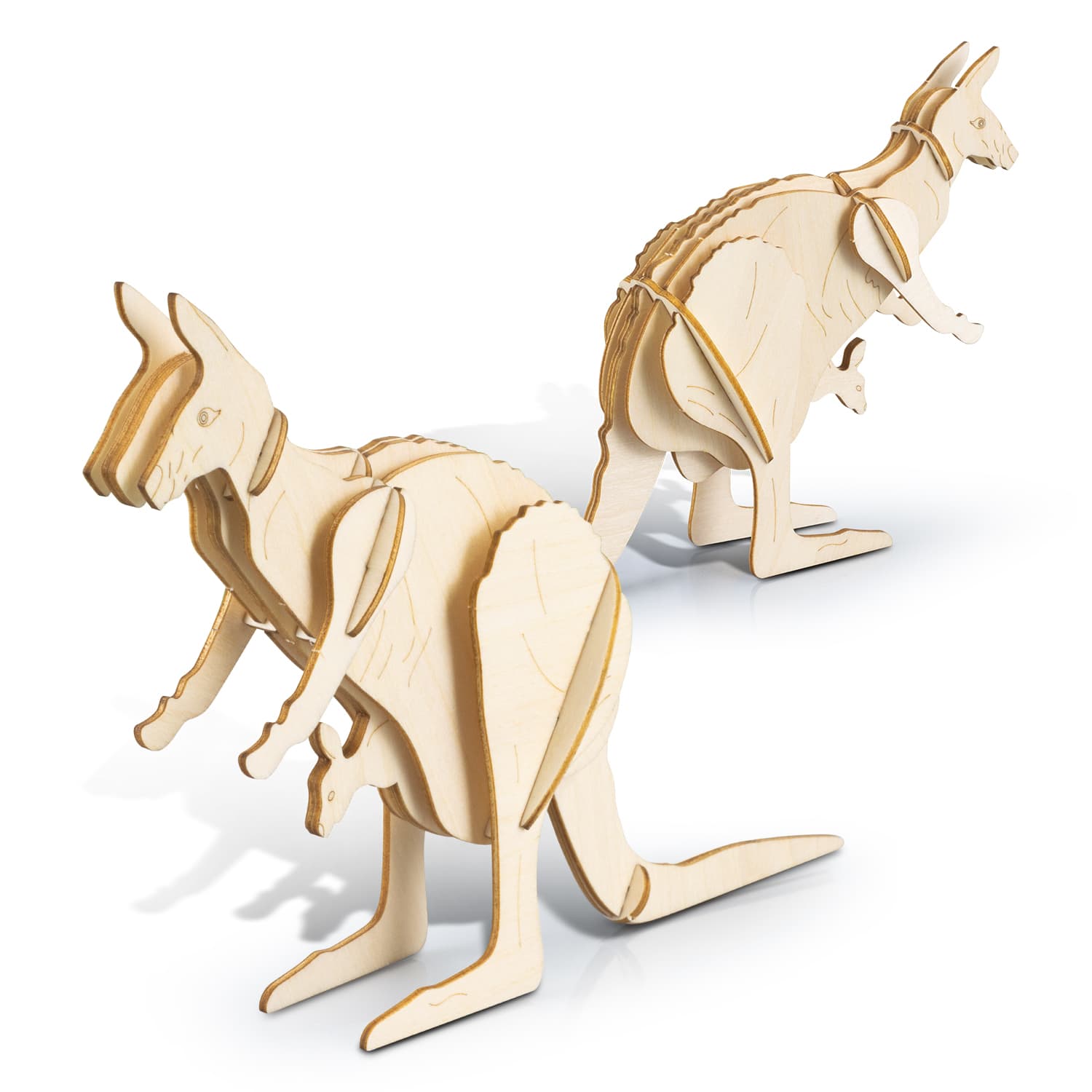 BRANDCRAFT Kangaroo Wooden Model - 124044 Image