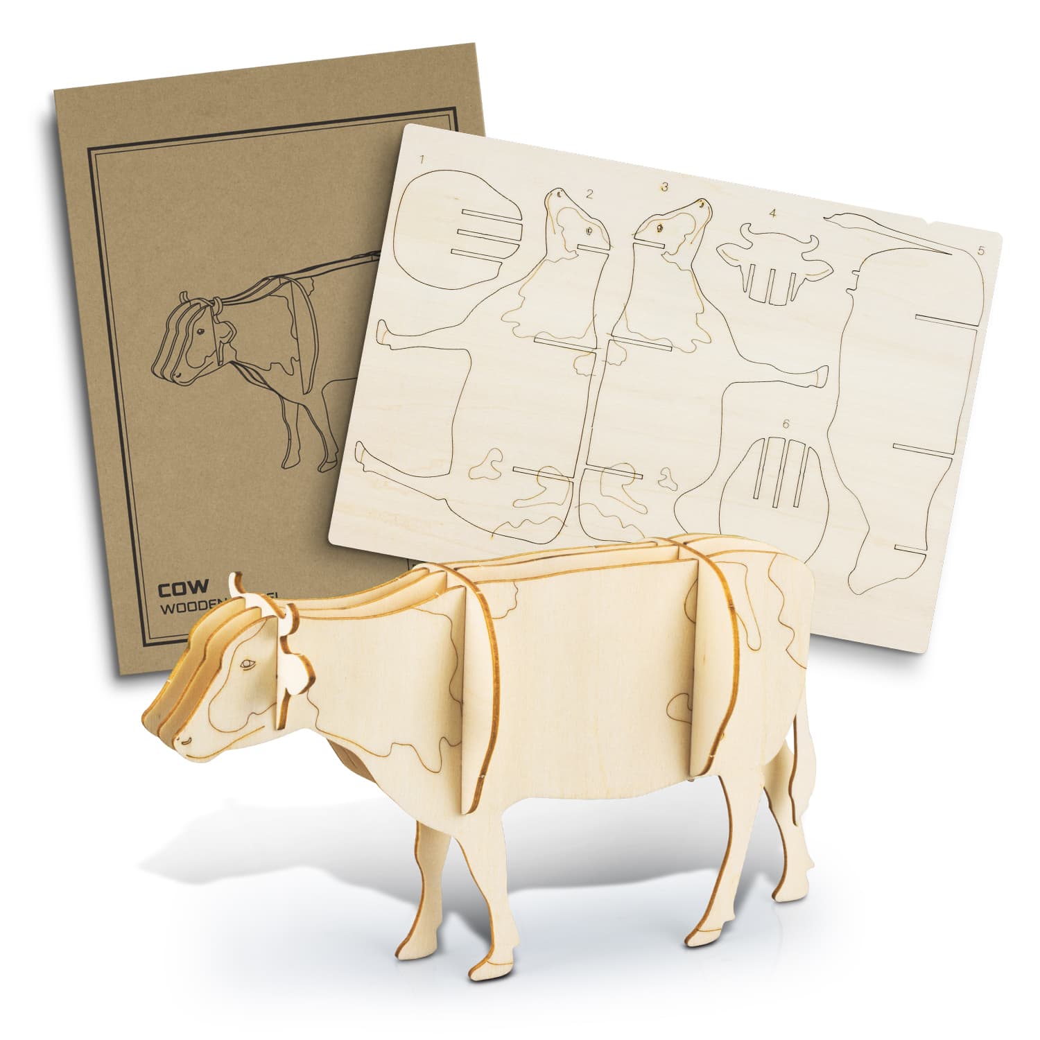 BRANDCRAFT Cow Wooden Model | Cow Wooden Model | Custom Merchandise | Merchandise | Customised Gifts NZ | Corporate Gifts | Promotional Products NZ | Branded merchandise NZ | Branded Merch | Personalised Merchandise | Custom Promotional Products | 