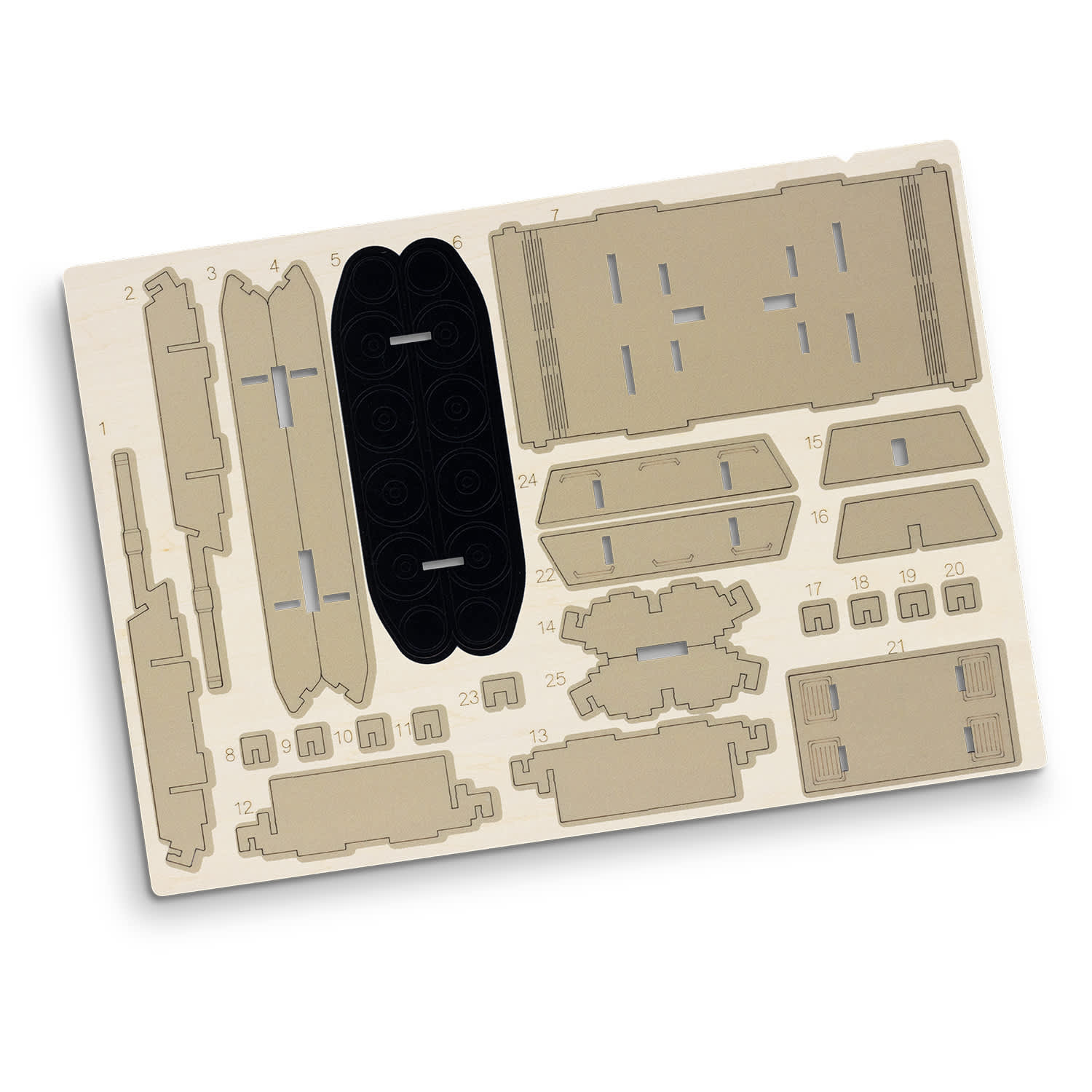 BRANDCRAFT Tank Wooden Model - 124053 Image 