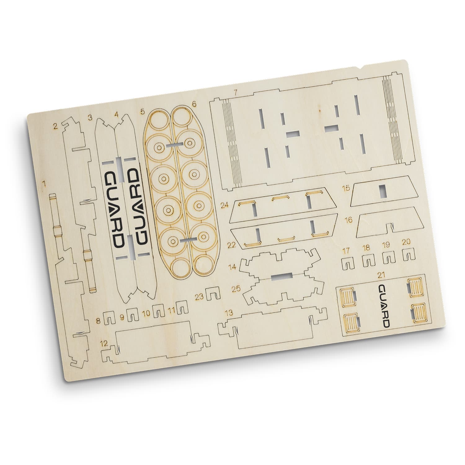 BRANDCRAFT Tank Wooden Model - 124053 Image 