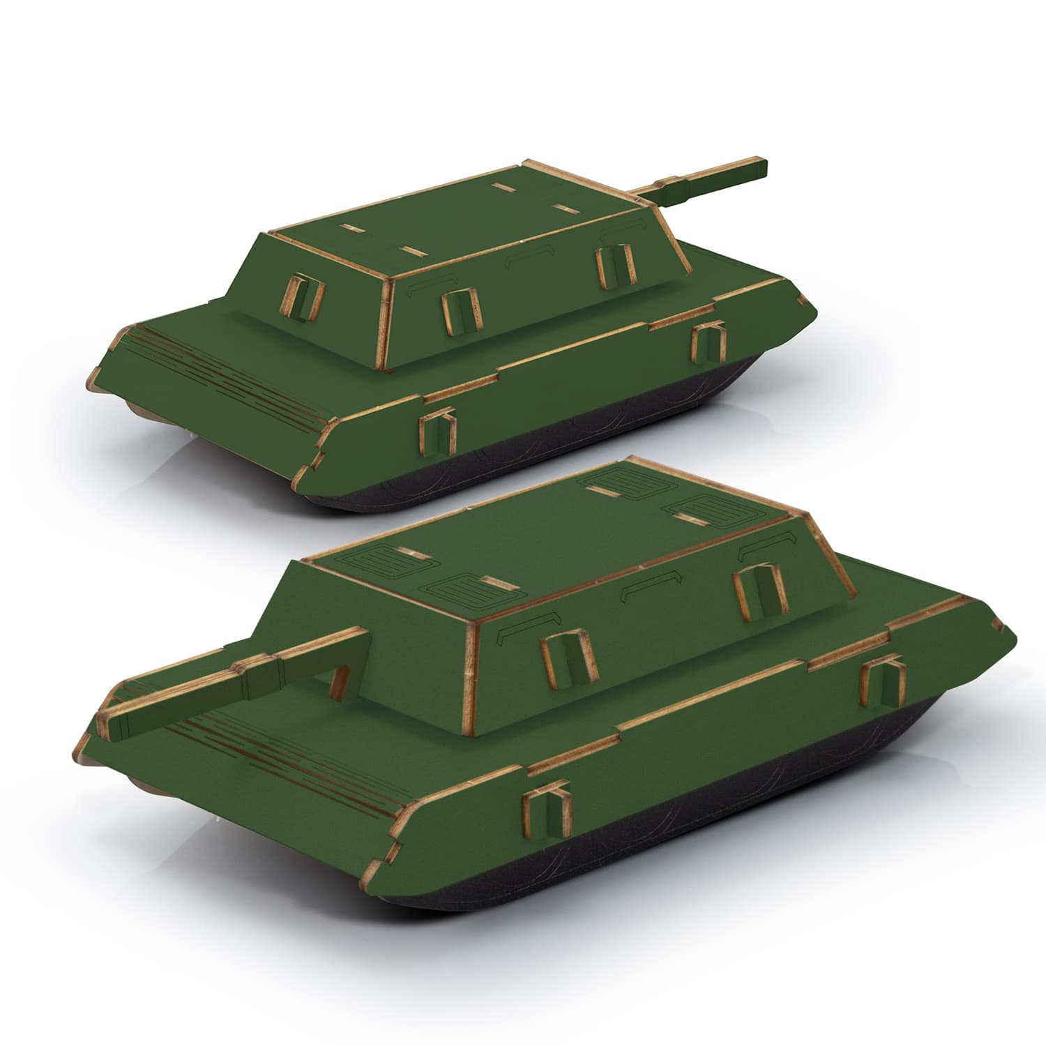 BRANDCRAFT Tank Wooden Model - 124053 Image 
