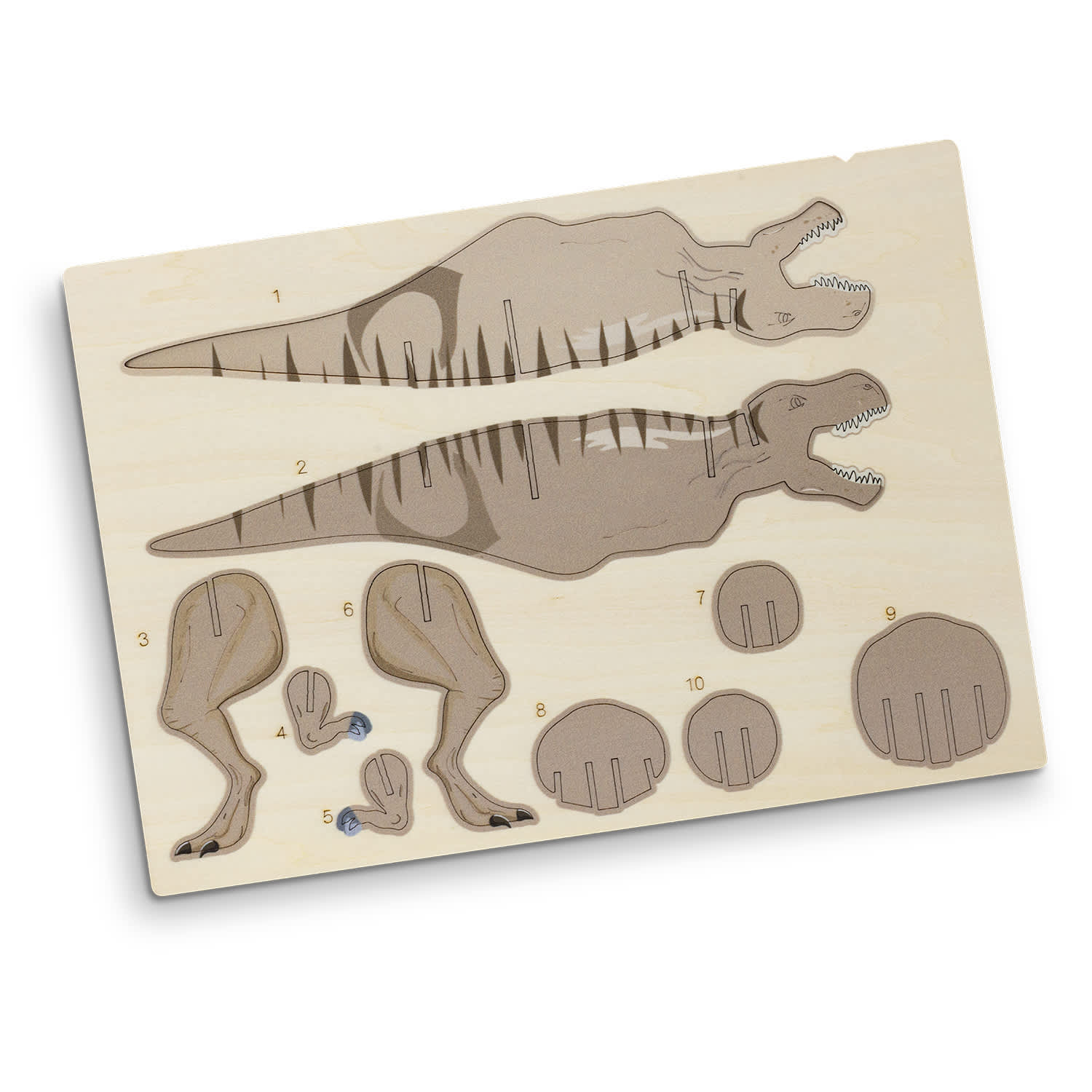 BRANDCRAFT Tyrannosaurus Rex Wooden Model - 124055 Image