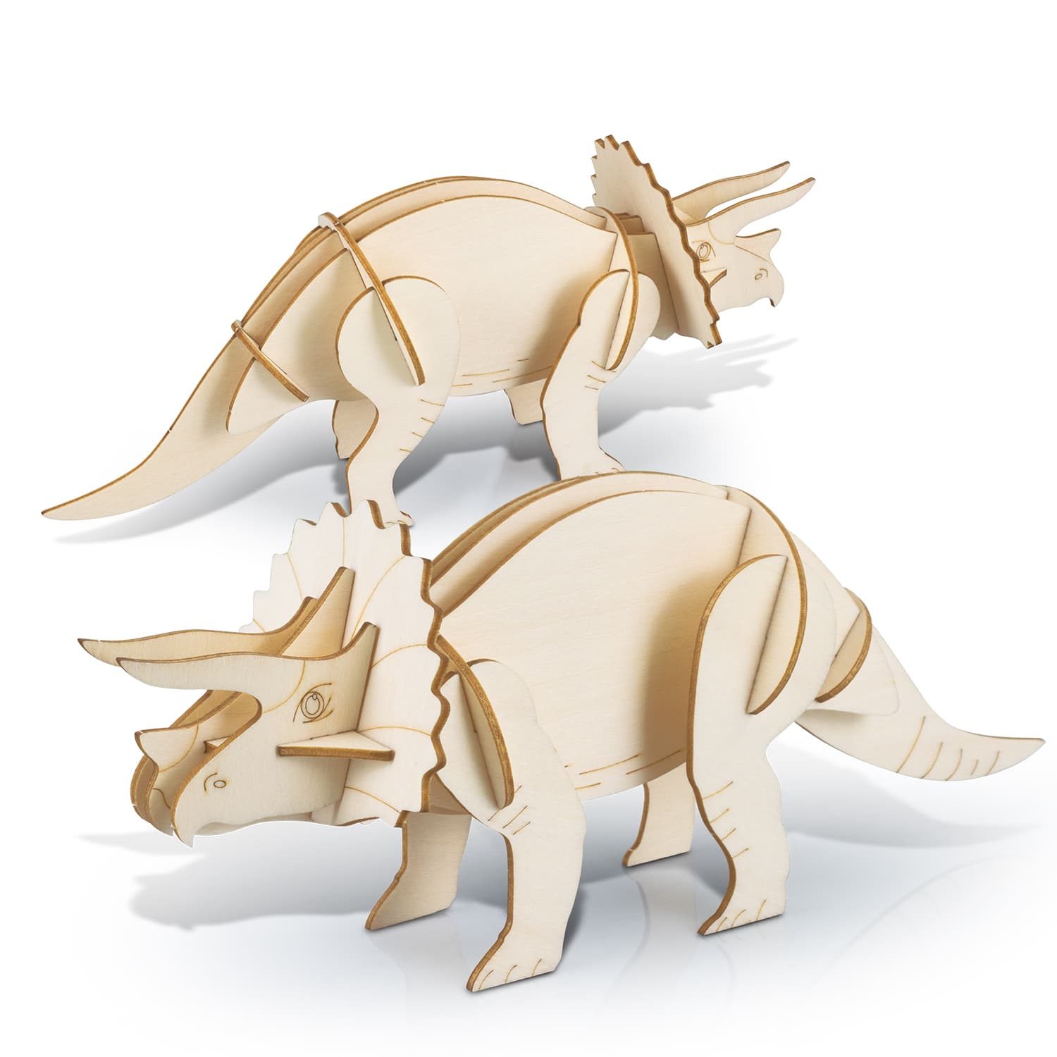 BRANDCRAFT Triceratops Wooden Model - 124056 Image