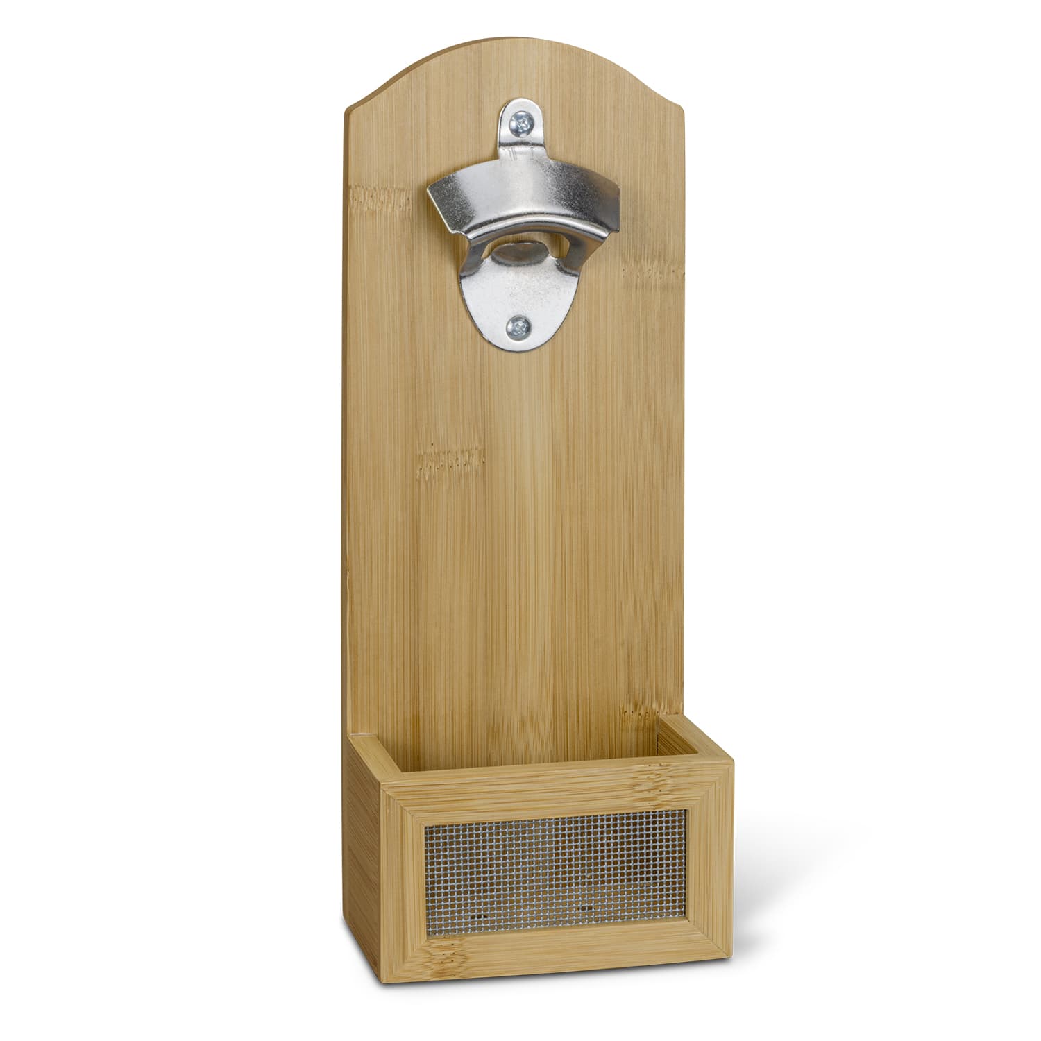 NATURA Bamboo Wall Mounted Bottle Opener - 124703 Image Natural