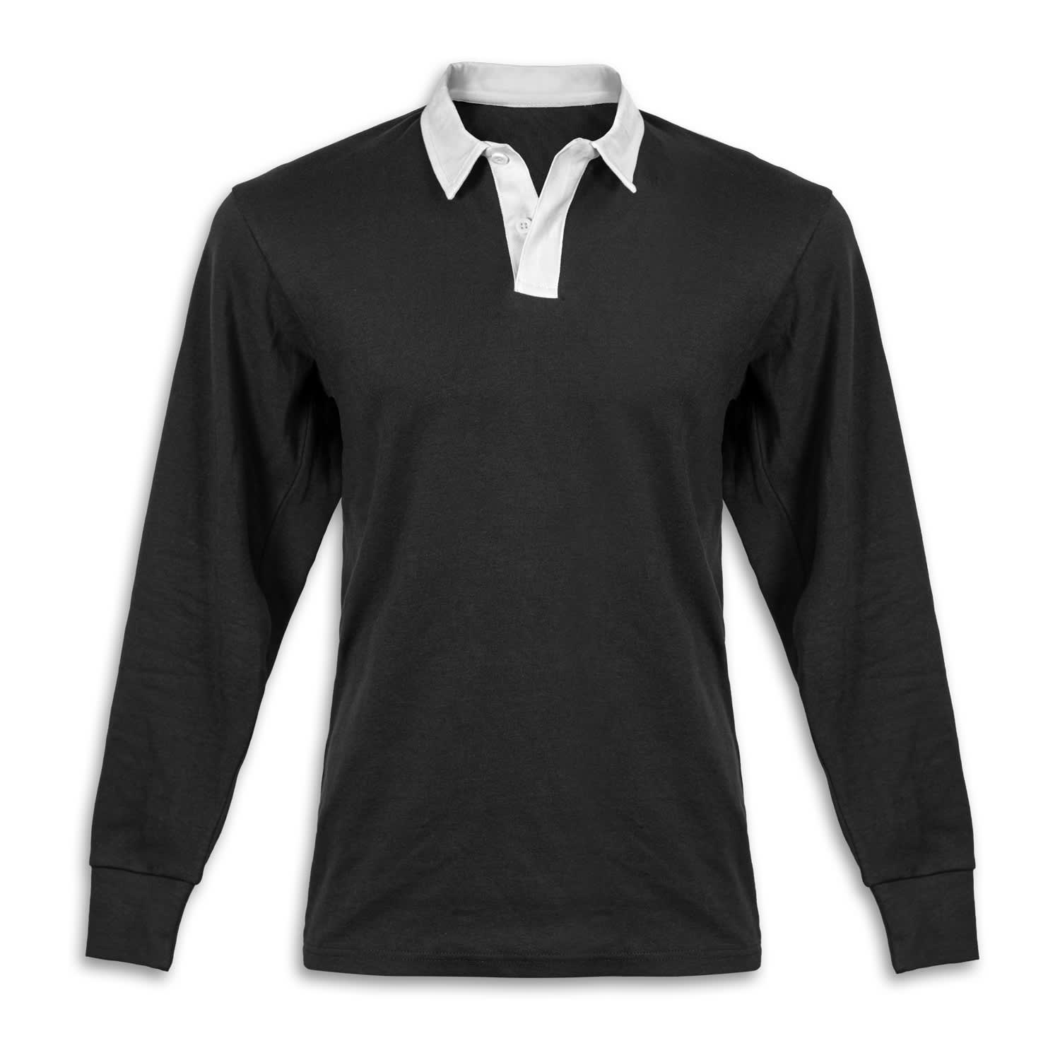 TRENDSWEAR Rugby Unisex Jersey - 124718 Image Black