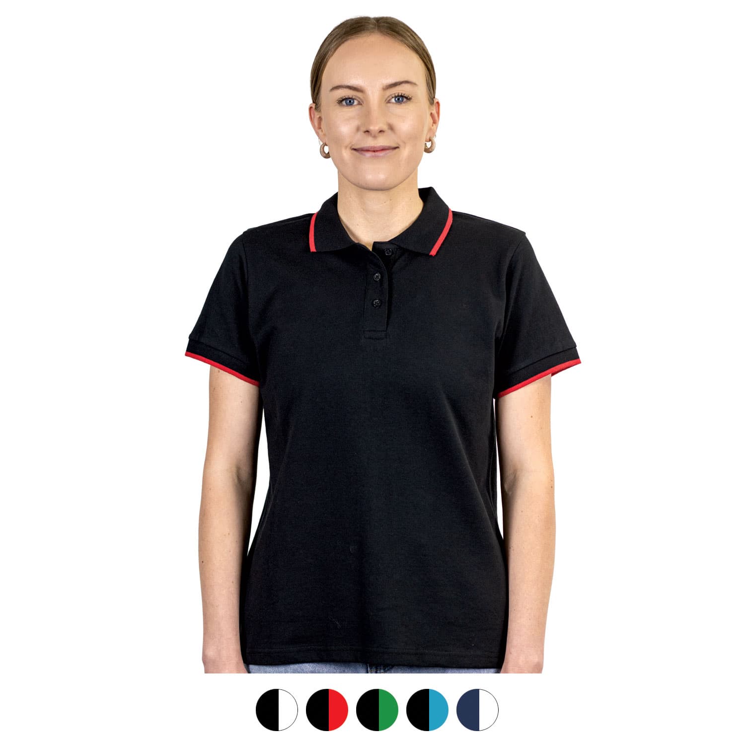 TRENDSWEAR Williams Womens Polo | Custom Colour Polo Shirts | Polo Shirts with Company Logo | custom t shirts | logo printing on clothing | online custom clothing nz | custom apparel | apparel merchandise | logo printing on clothing | 