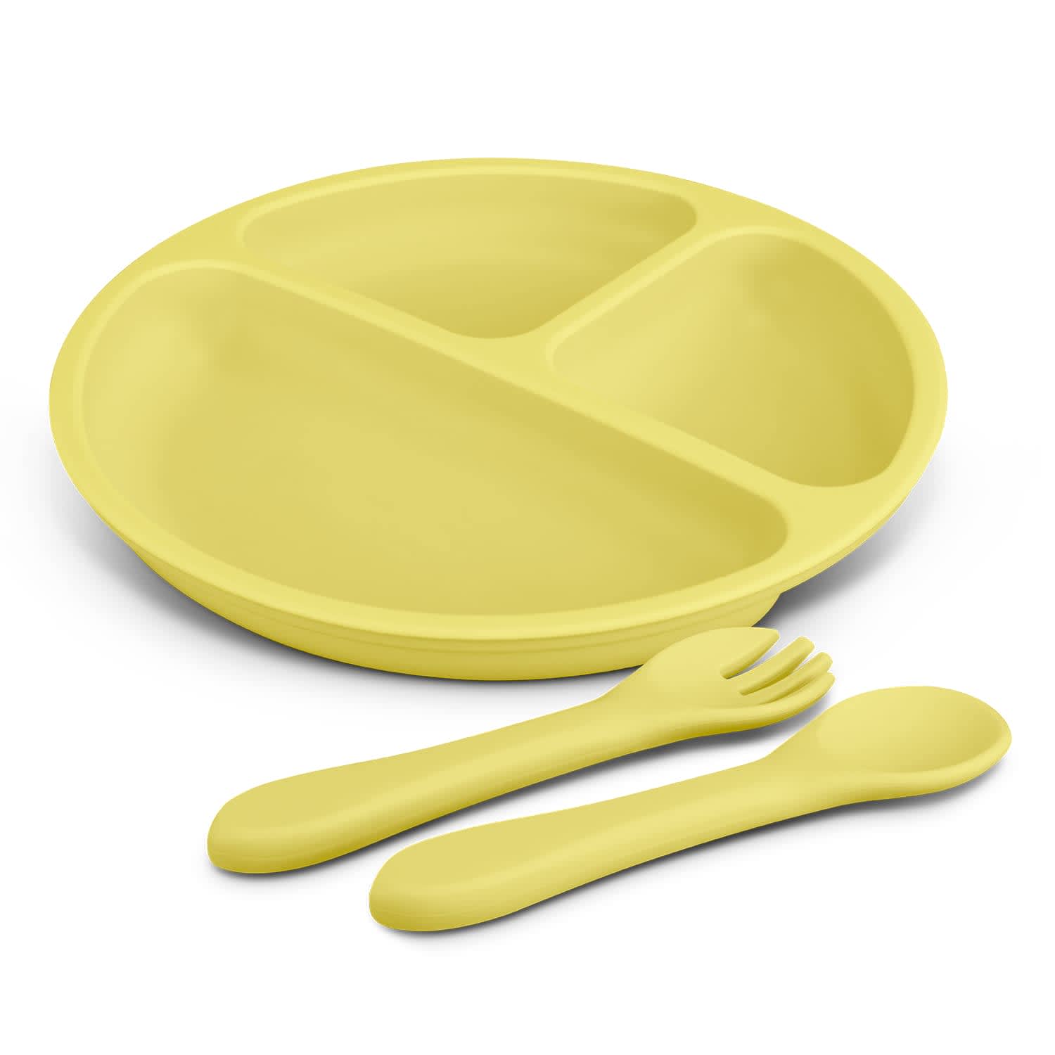 Kids Plate Set - 124806 Image Yellow