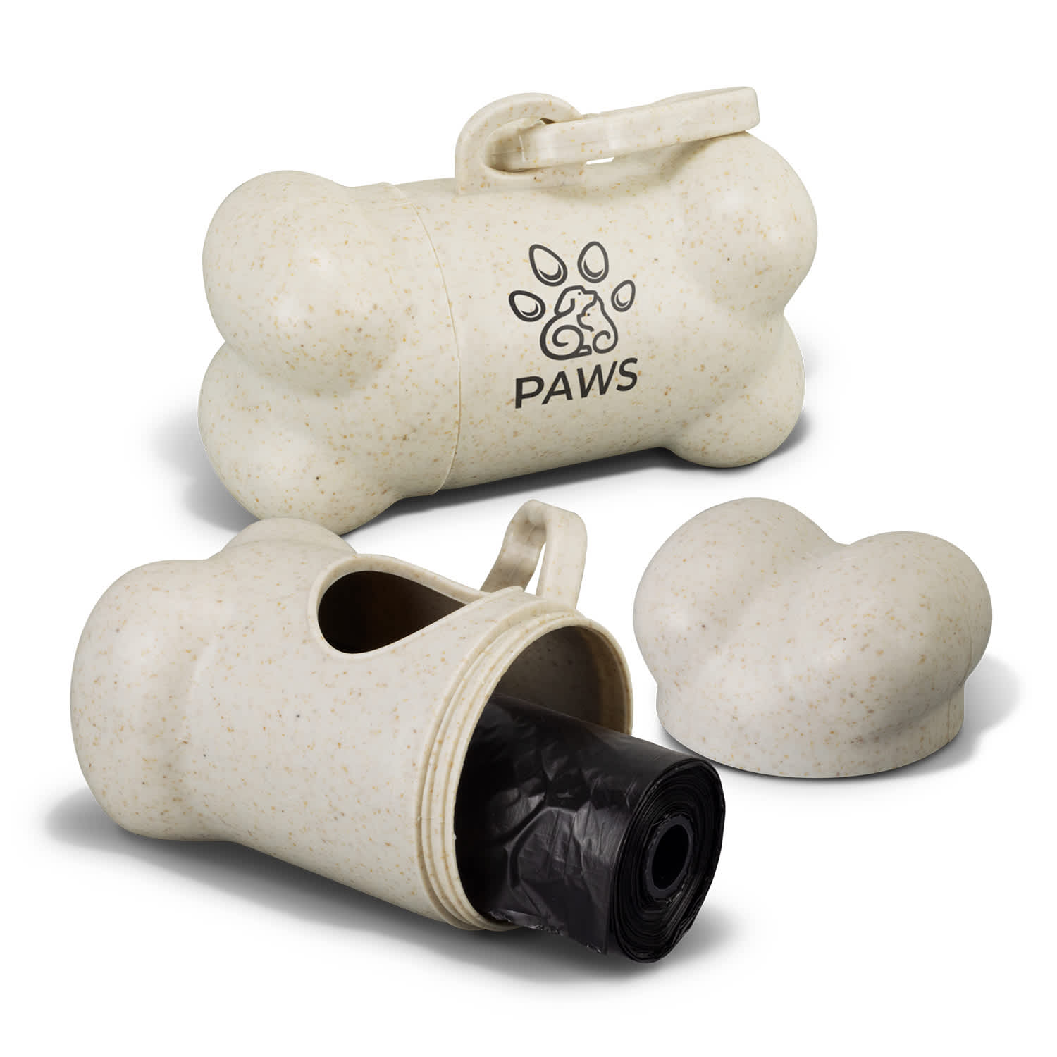 Pet Bag Dispenser - Natural | Pet waste bag dispensers NZ | Custom Pet waste bag dispensers | Customised Pet waste bag dispensers | Personalised Pet waste bag dispensers | Custom Merchandise | Merchandise | Customised Gifts NZ | Corporate Gifts | 