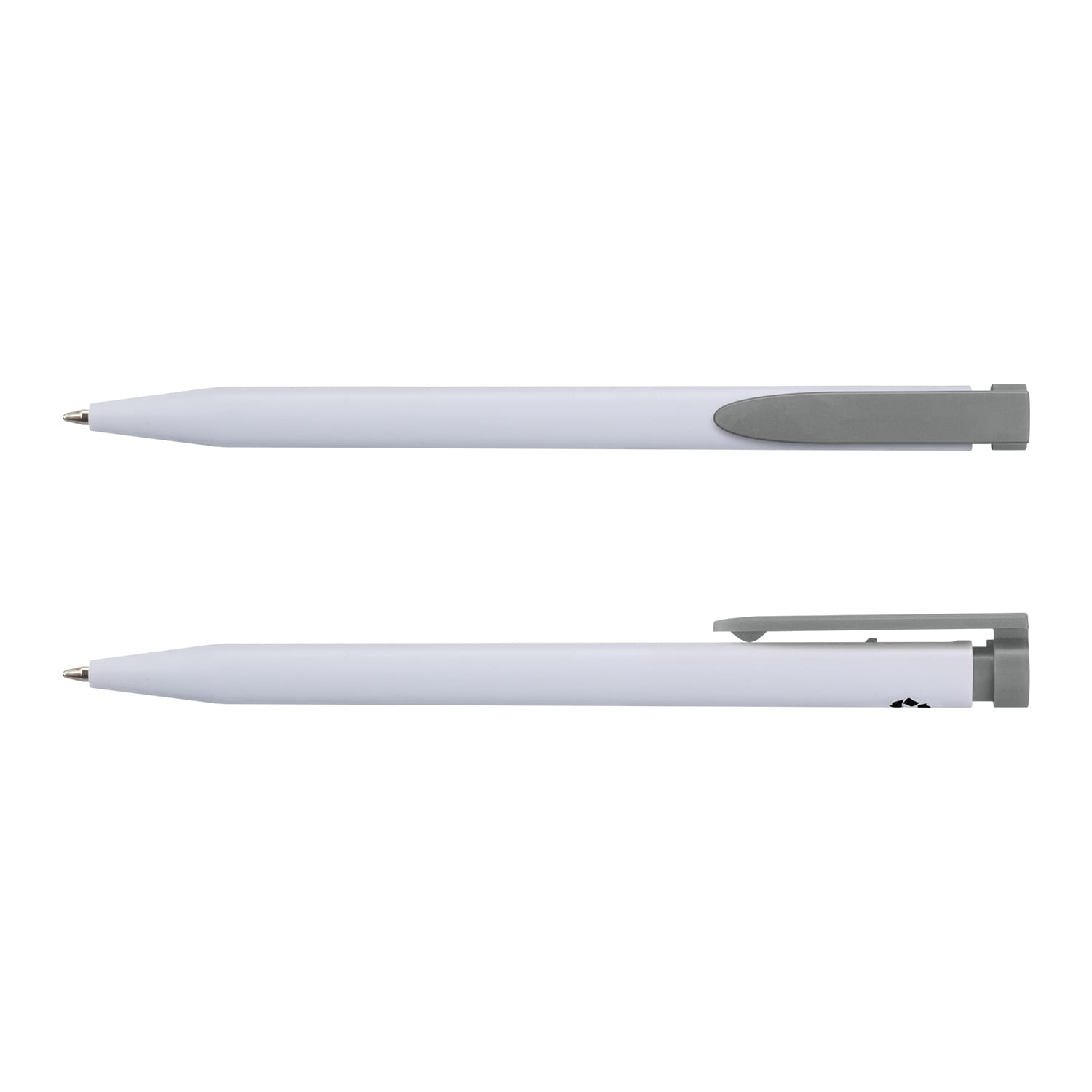 Recycled Plastic Pen - 124857 Image White/Grey