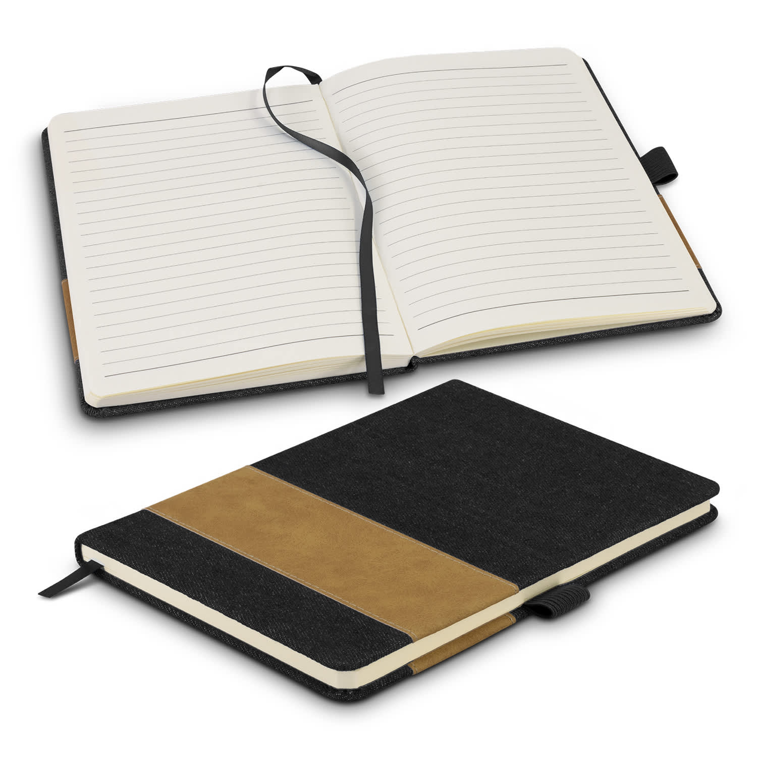 Denim Notebook - 124869 Image Black