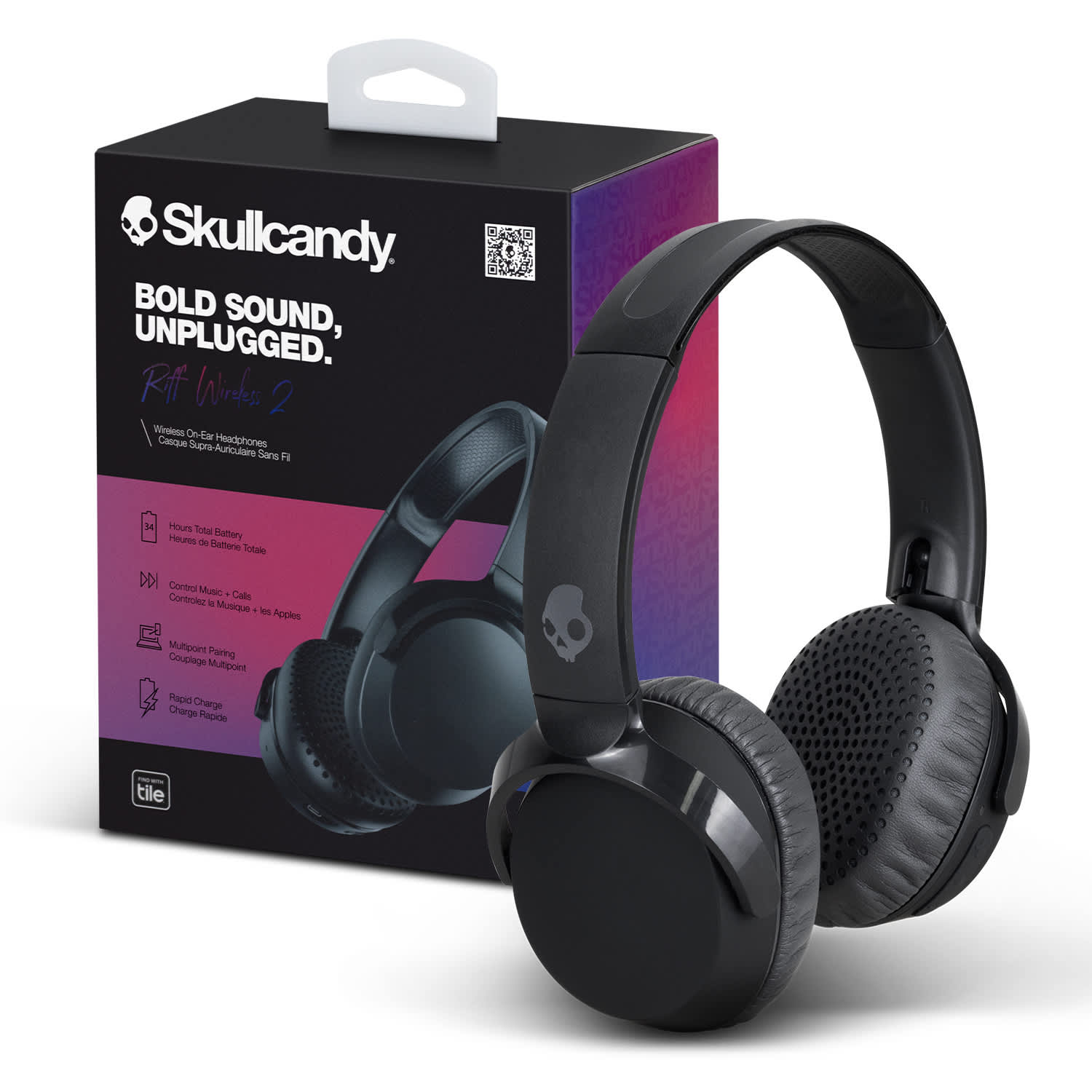 Skullcandy Riff 2 Wireless Headphones | Custom Over ear Headphones | Custom Bluetooth Headphones | Custom Headphones | Custom Merchandise | Merchandise | Customised Gifts NZ | Corporate Gifts | Promotional Products NZ | Branded merchandise NZ |