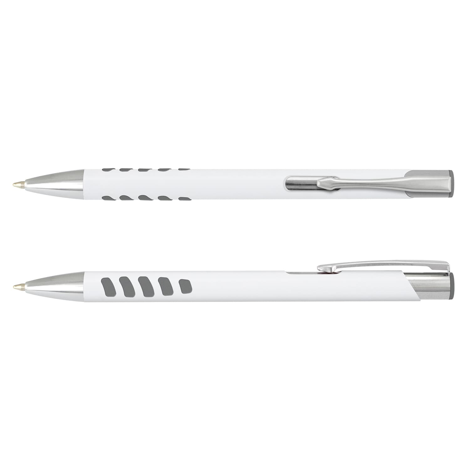 Panama Grip Pen - White Barrel - 124903 Image White/Grey