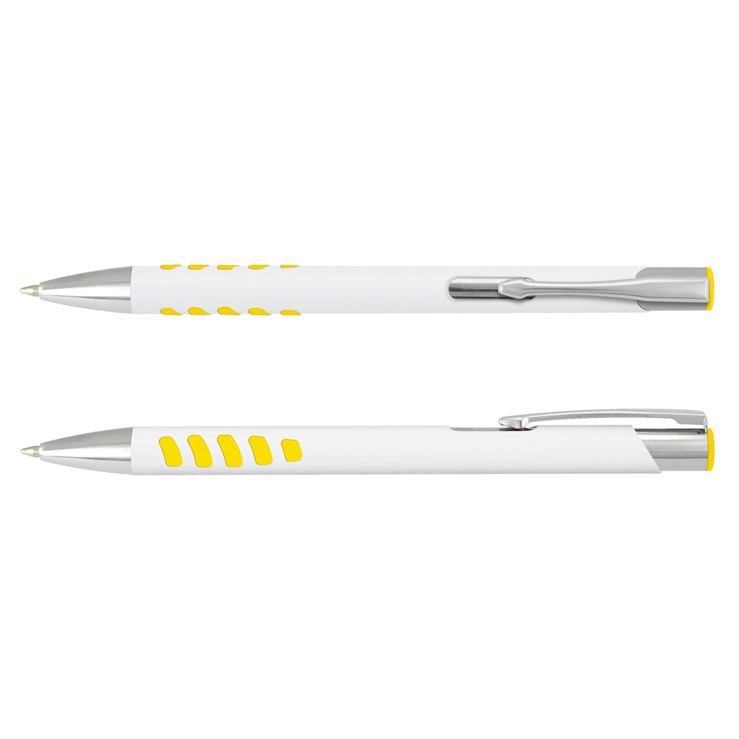 Panama Grip Pen - White Barrel - 124903 Image White/Yellow
