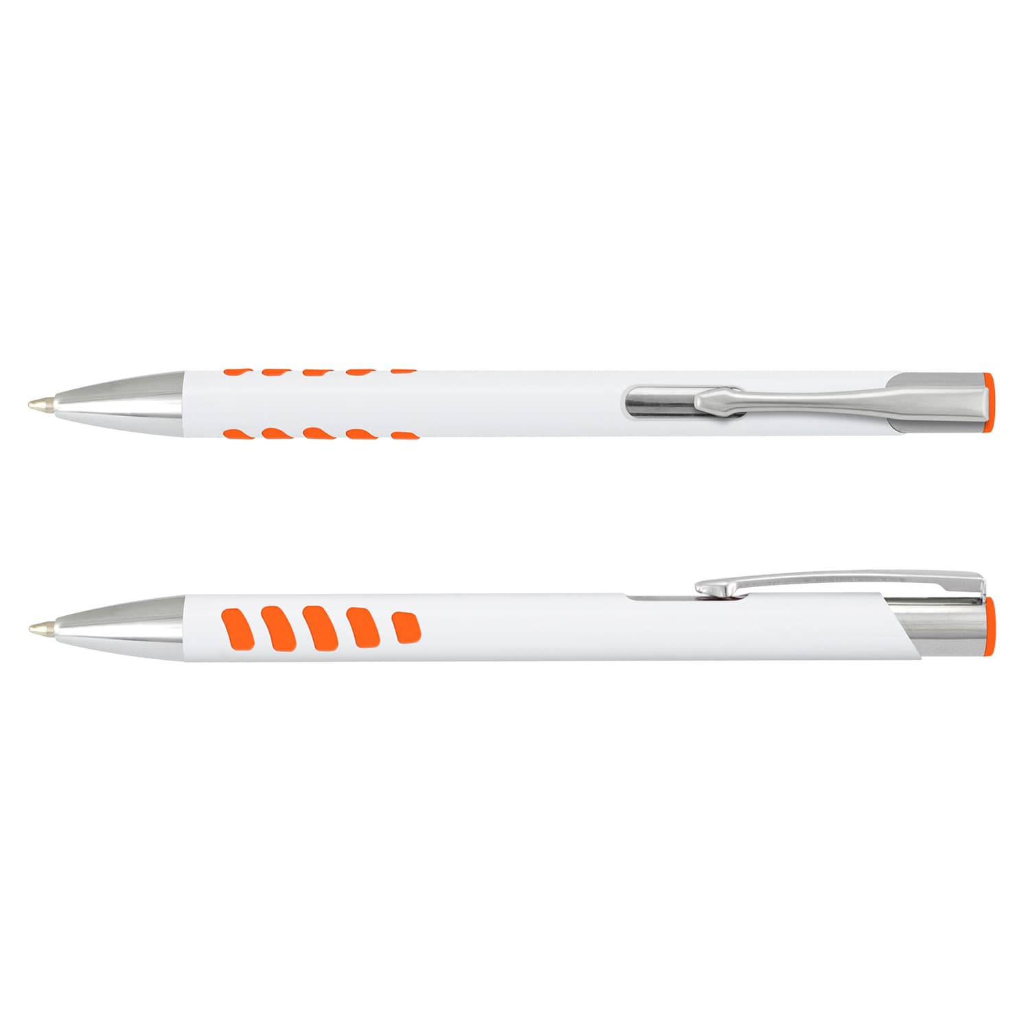 Panama Grip Pen - White Barrel - 124903 Image White/Orange