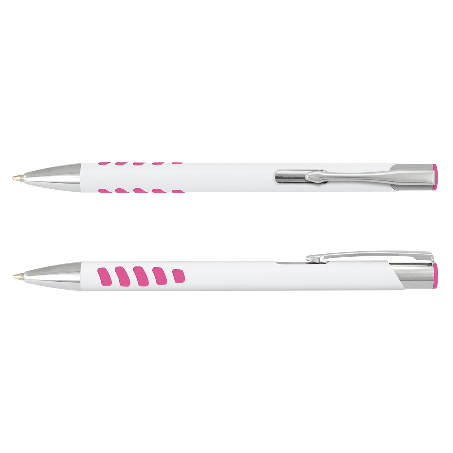 Panama Grip Pen - White Barrel - 124903 Image White/Pink