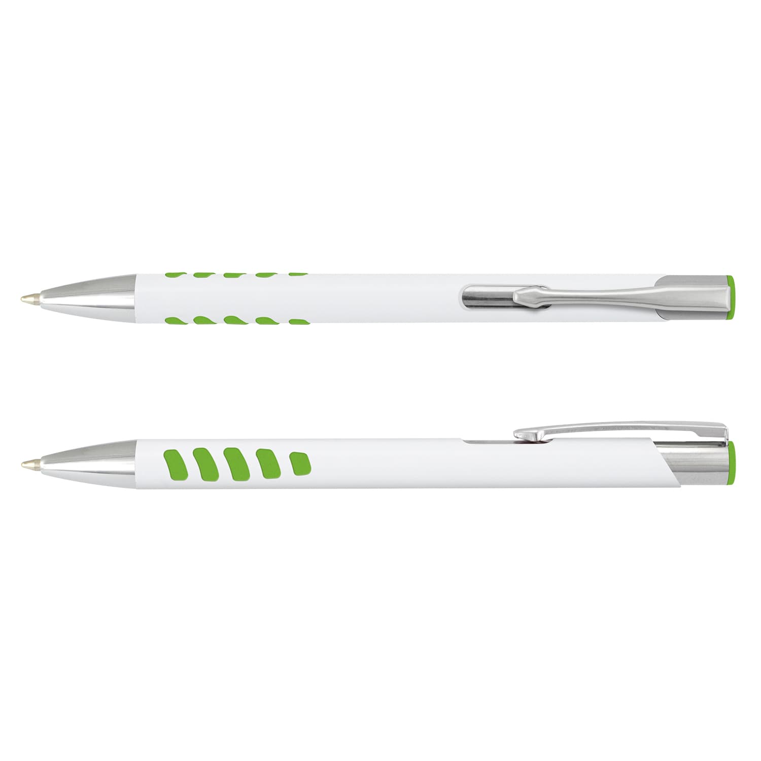 Panama Grip Pen - White Barrel - 124903 Image White/Bright Green