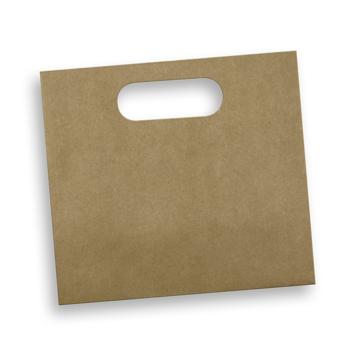 Medium Die Cut Paper Bag Landscape - 125050 Image Natural