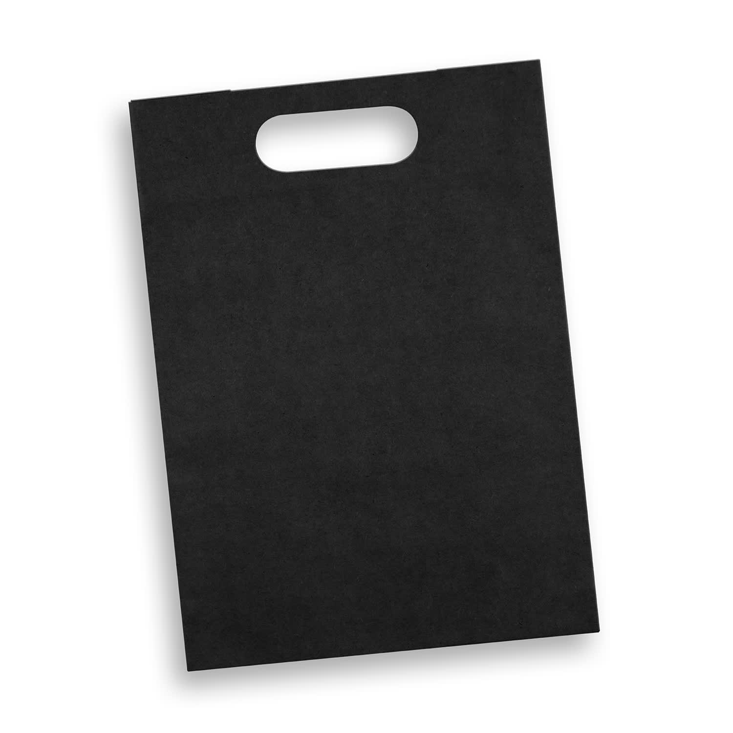 Large Die Cut Paper Bag Portrait - 125053 Image Black