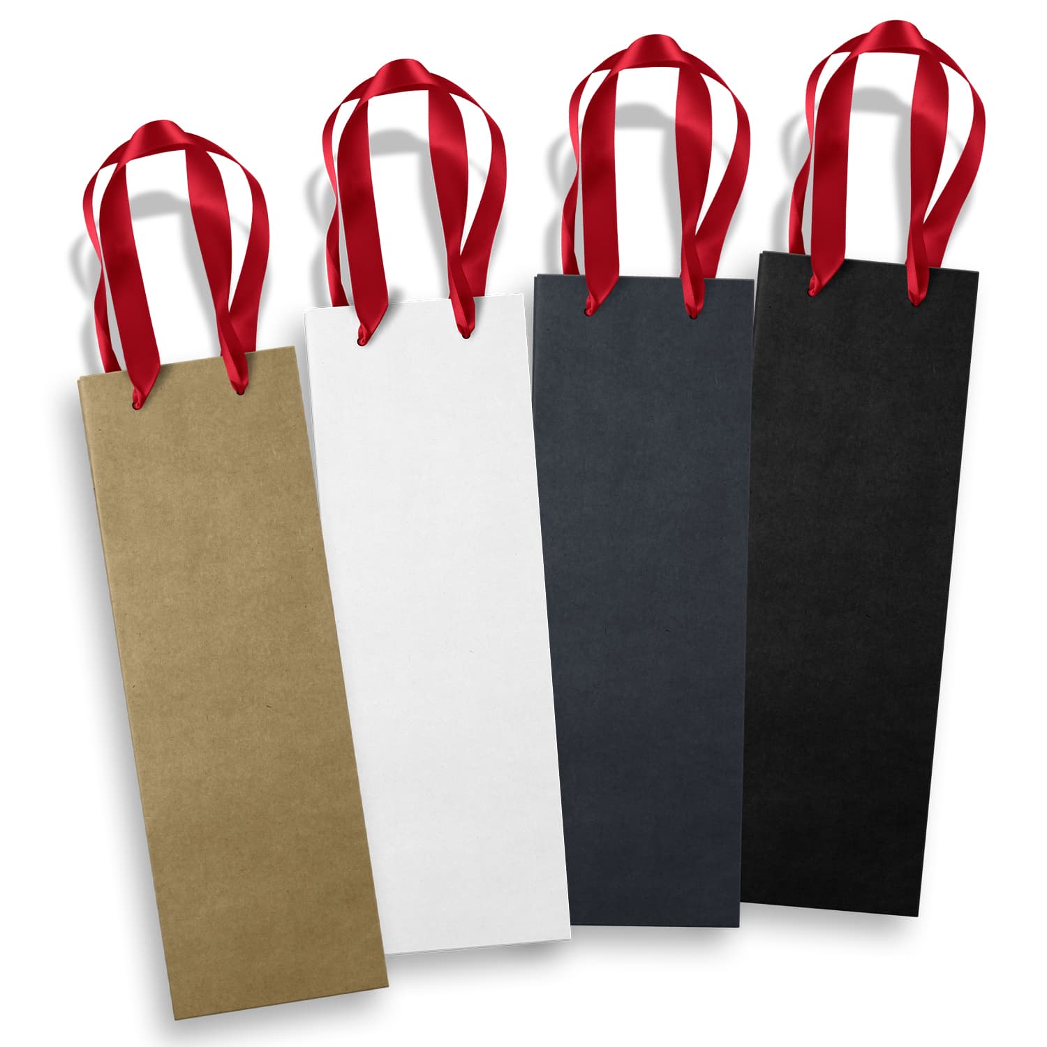 Champagne Ribbon Handle Paper Bag - 125055 Image 