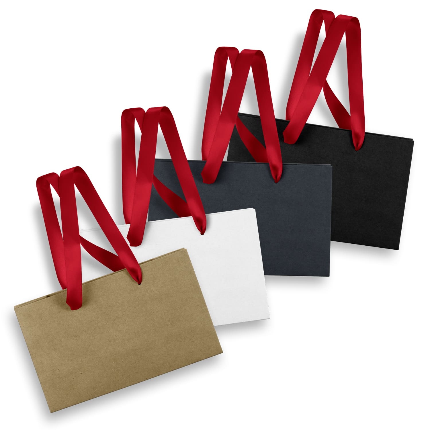 Small Ribbon Handle Paper Bag - 125056 Image 