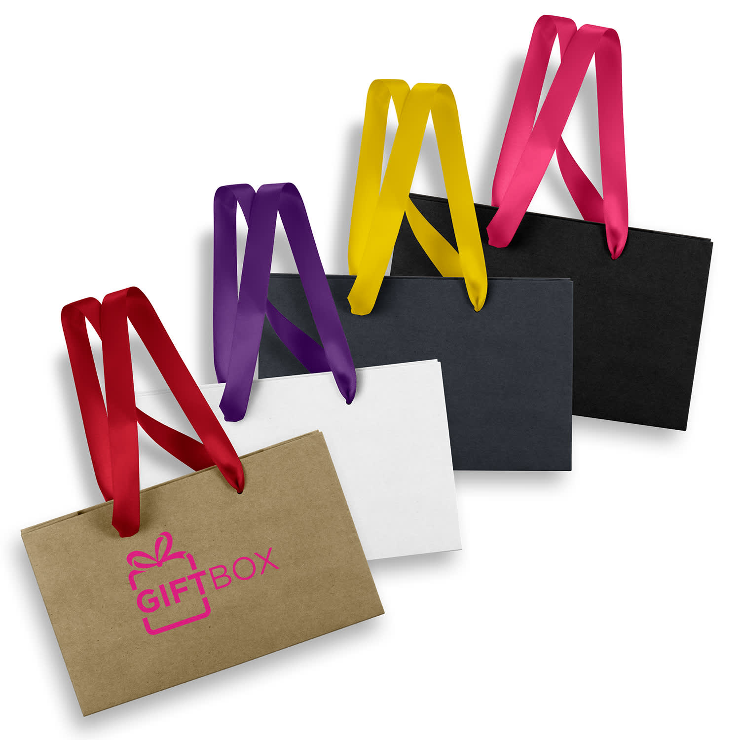 Small Ribbon Handle Paper Bag promotional product