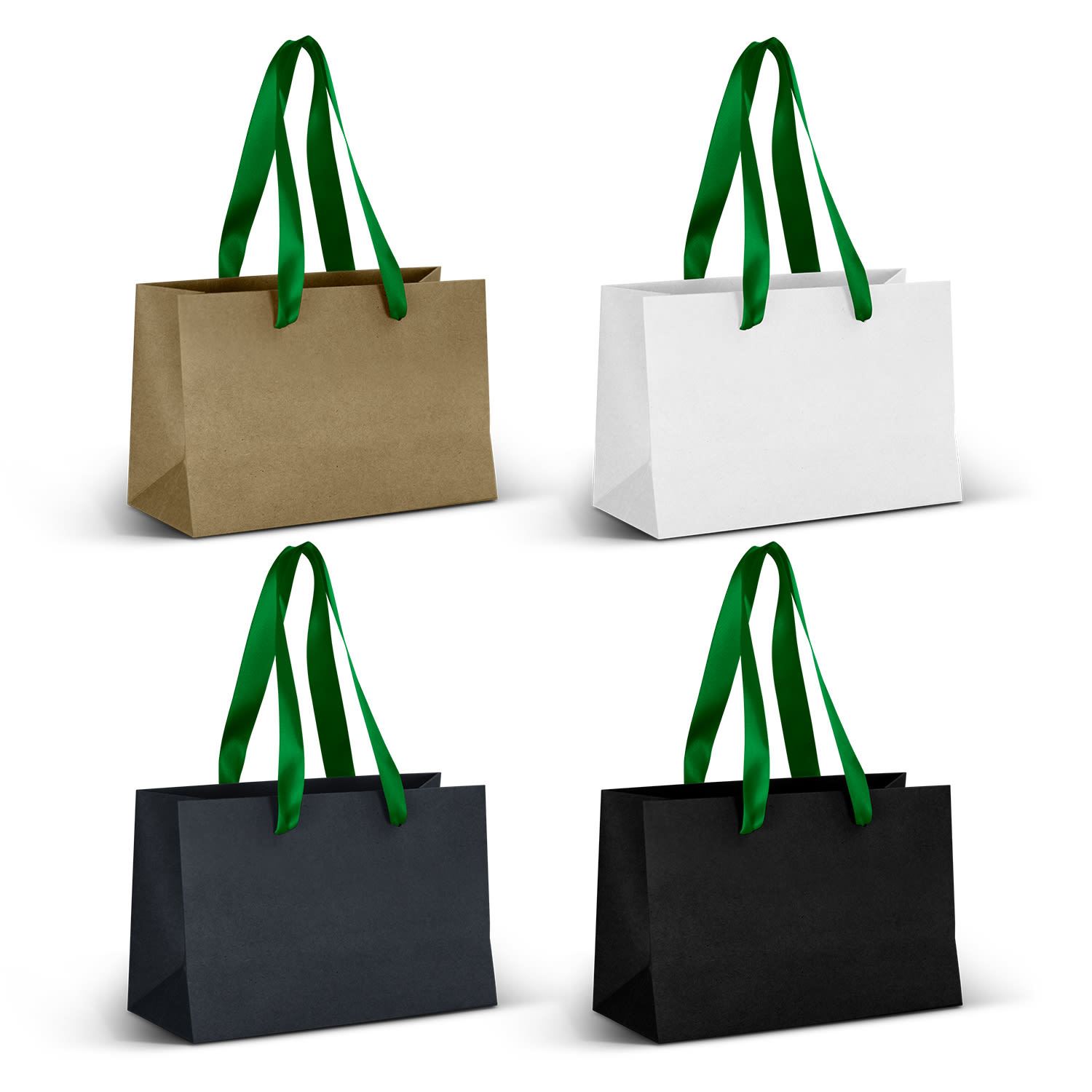 Small Ribbon Handle Paper Bag - 125056 Image 