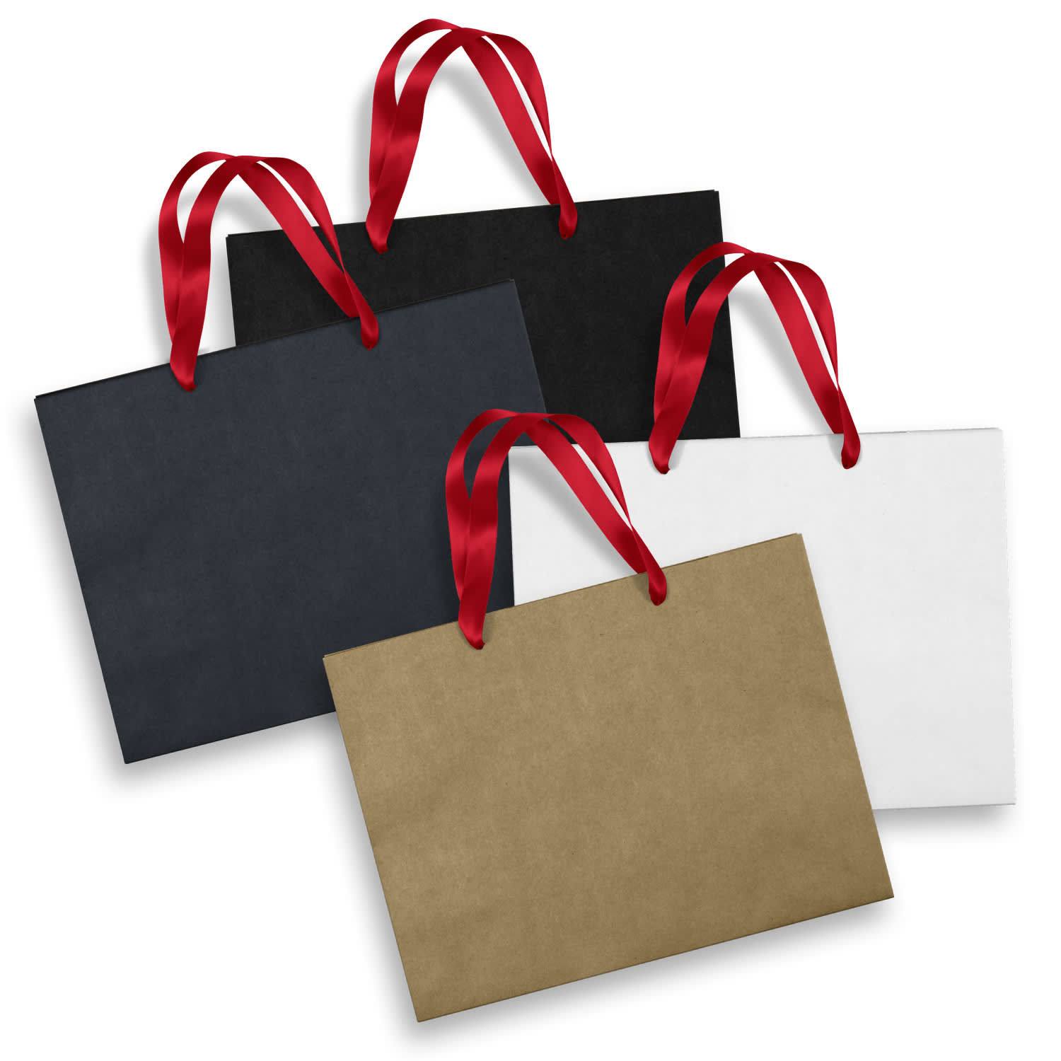 Large Ribbon Handle Paper Bag - 125058 Image