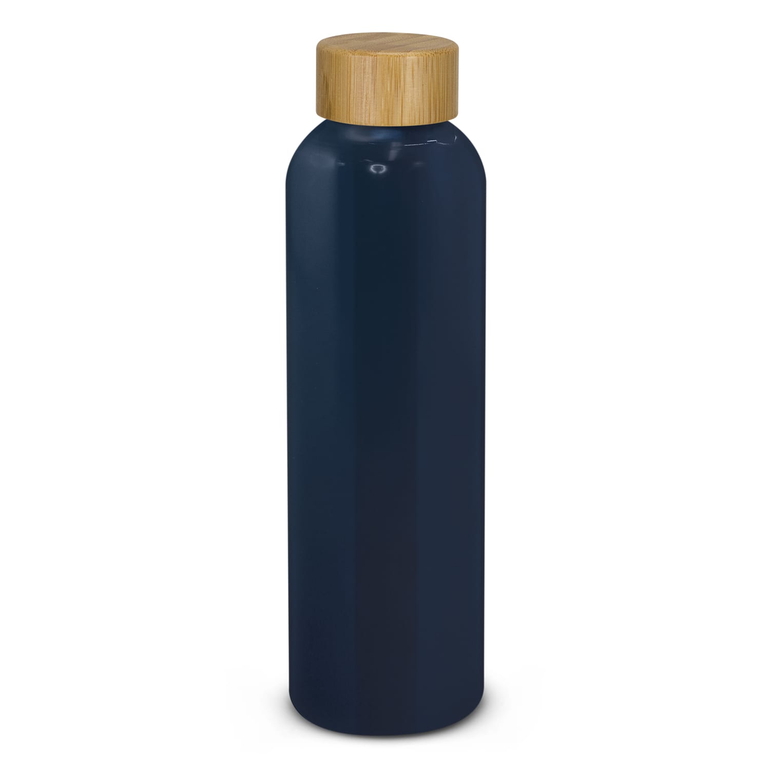 Eden Aluminium Bottle Bamboo Lid - 125304 Image Navy