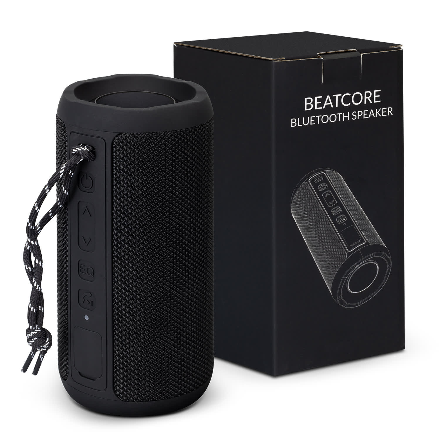 Beatcore Bluetooth Speaker | Custom Bluetooth Speaker | Logo Speaker | Custom Merchandise | Merchandise | Customised Gifts NZ | Corporate Gifts | Promotional Products NZ | Branded merchandise NZ | Branded Merch | Personalised Merchandise | Custom Promo