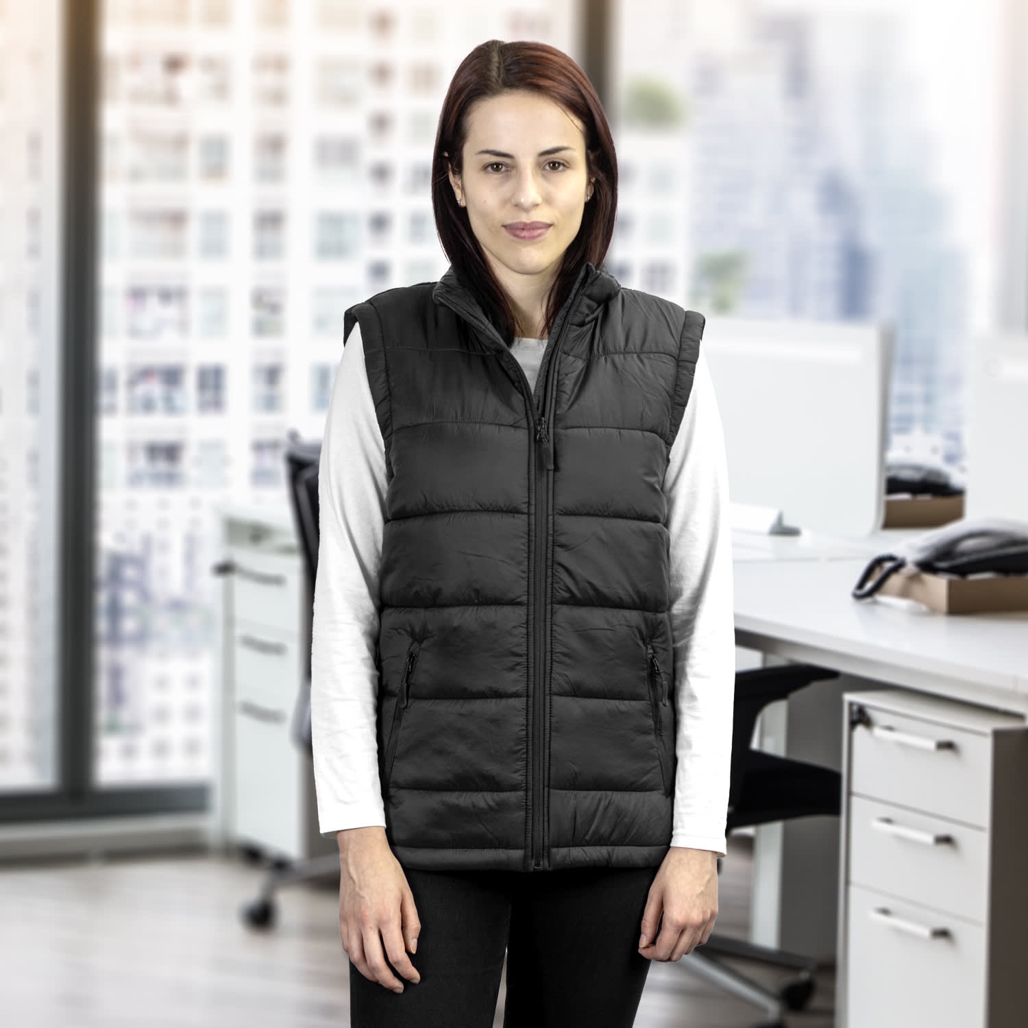 TRENDSWEAR Milford Womens Puffer Vest - 125971 Image