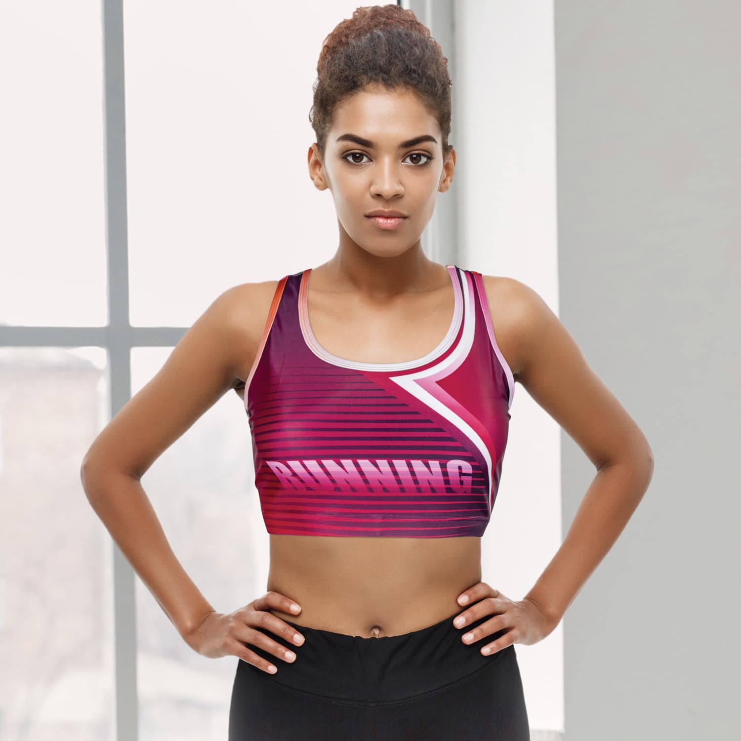Custom Womens Athletics Crop - image 5