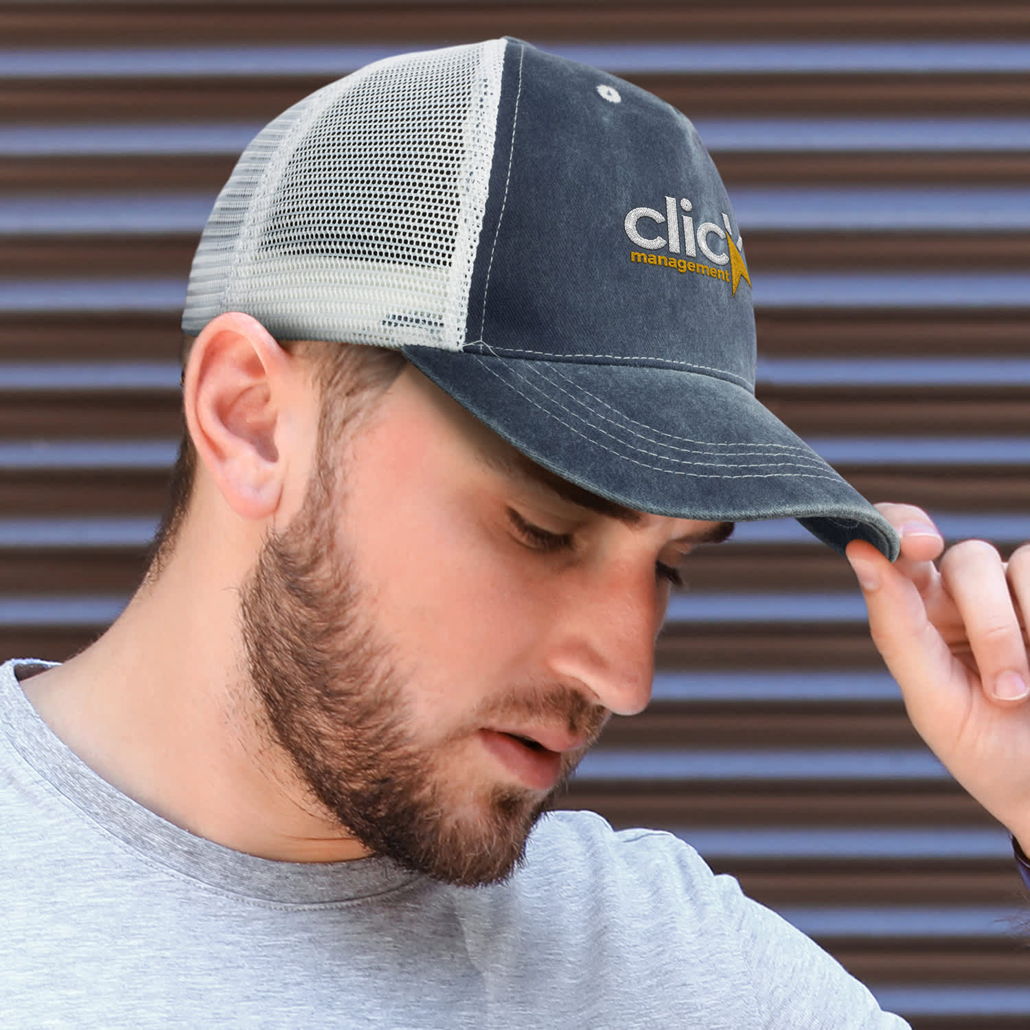 Faded Trucker Cap - image 8
