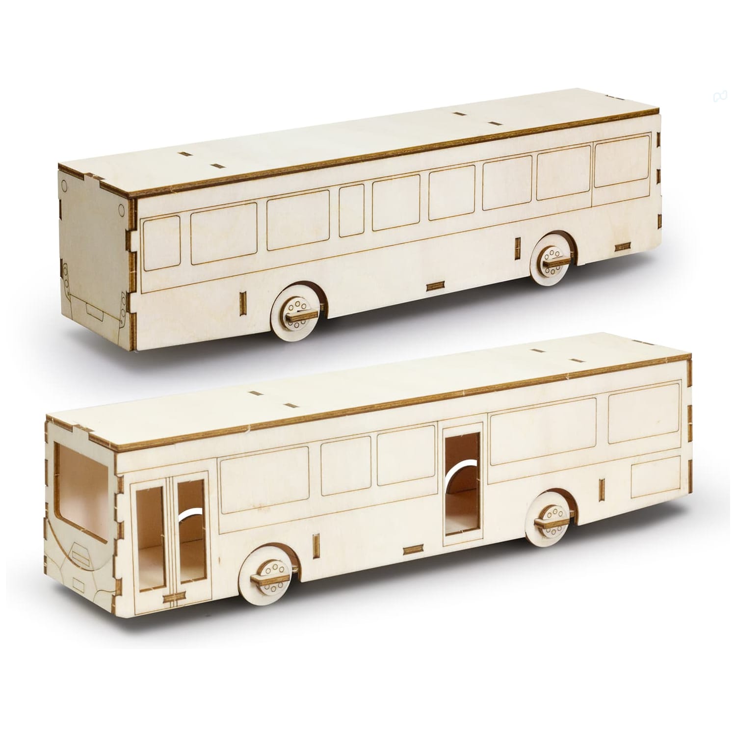 BRANDCRAFT Bus Wooden Model