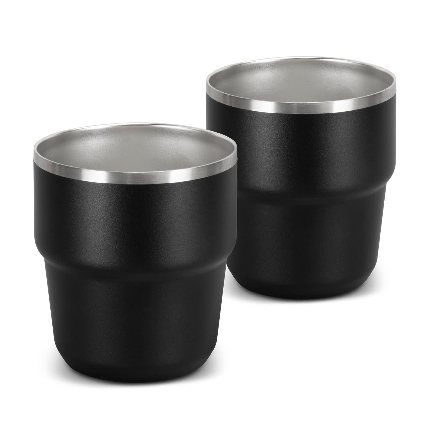 Frontier Stackable Cups - Set of 2 - 128883 Image Black