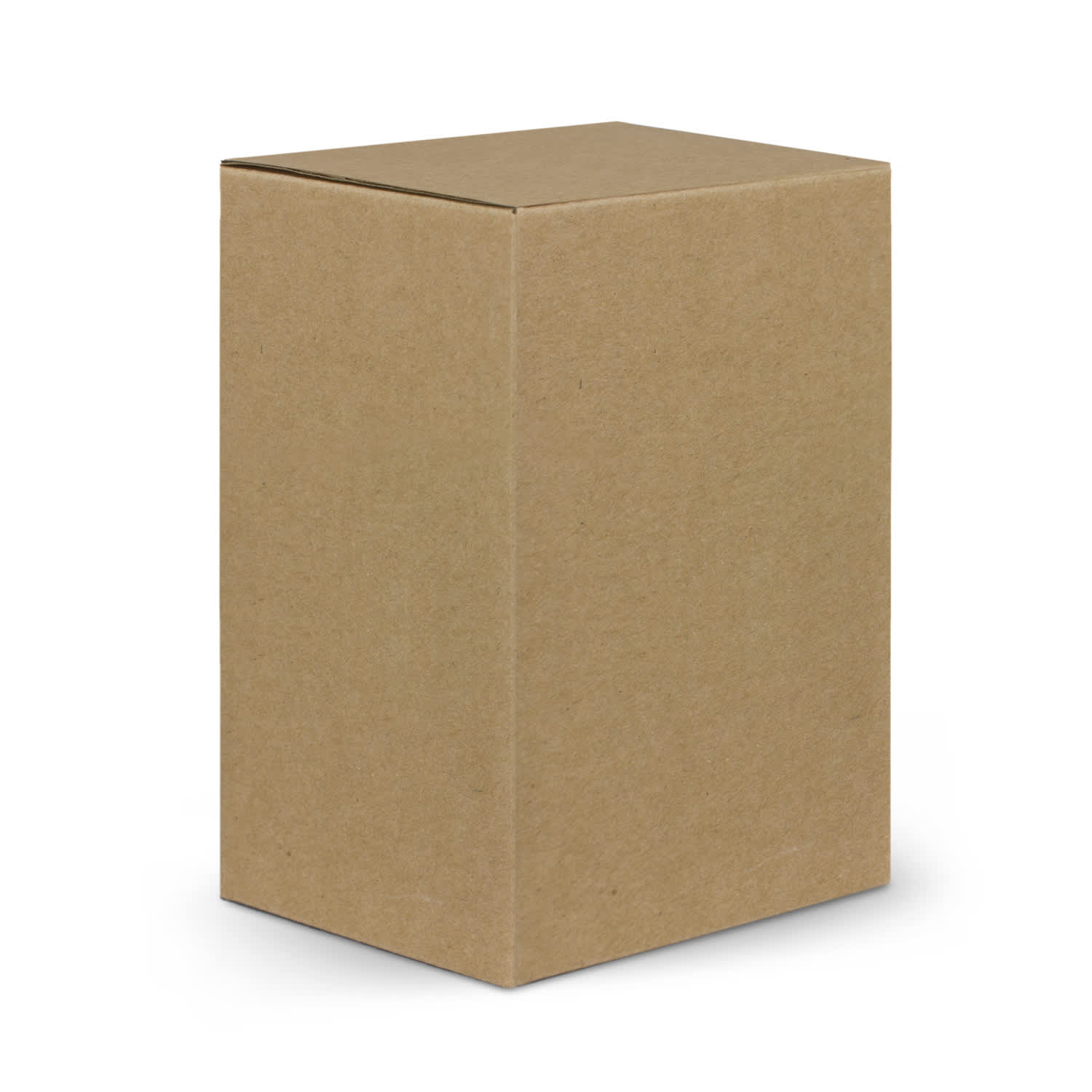 A plain brown cardboard box with a rectangular shape and no visible markings.