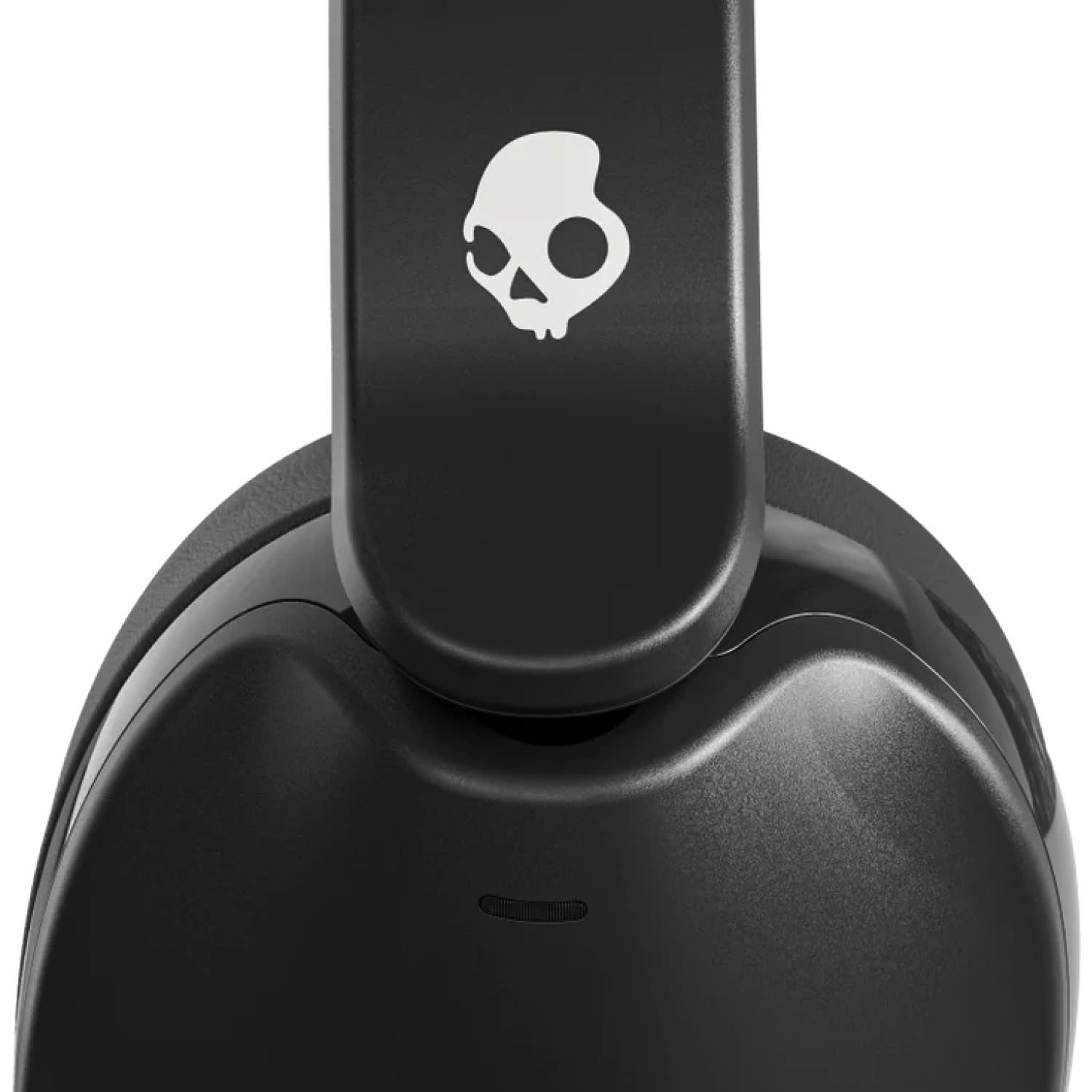 Black Skullcandy Hesh 360 headphones with a prominent logo on the earcup.