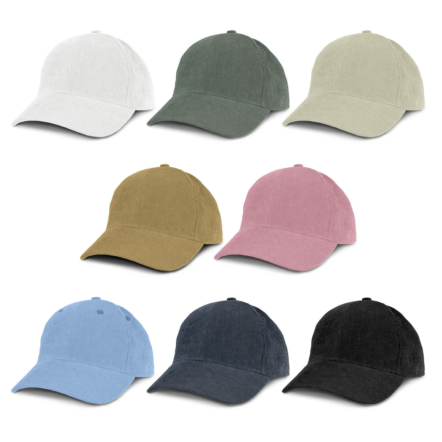 Corduroy Cap | Custom Design Baseball Cap | Custom Merchandise NZ