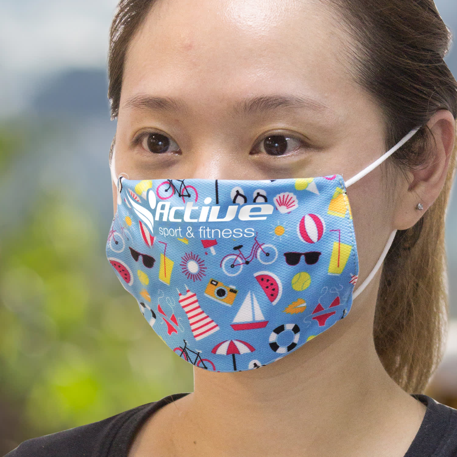Reusable Face Mask Full Colour - Small - 200328 Image 