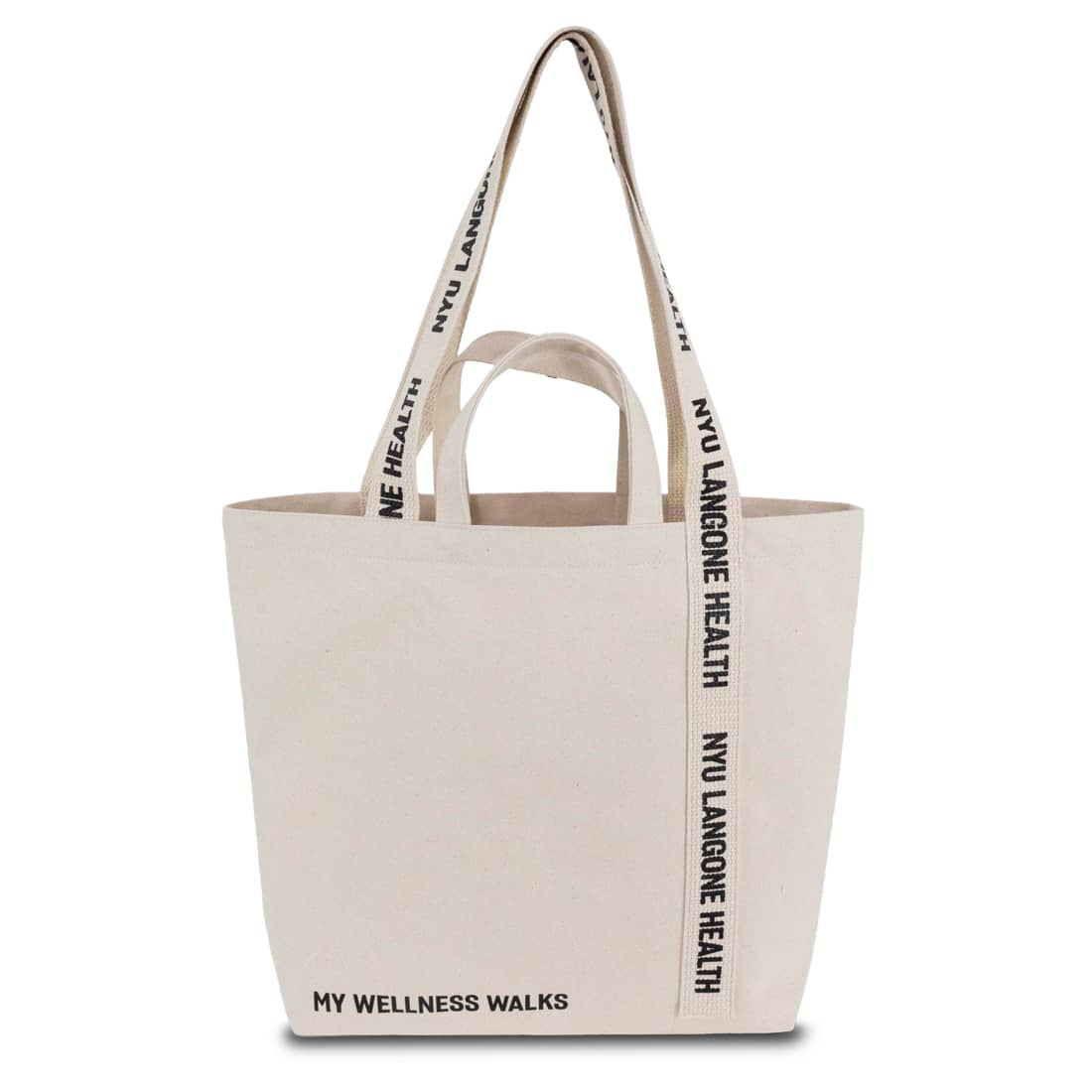 Double Strap Tote Bags w/ Single Strap Drop