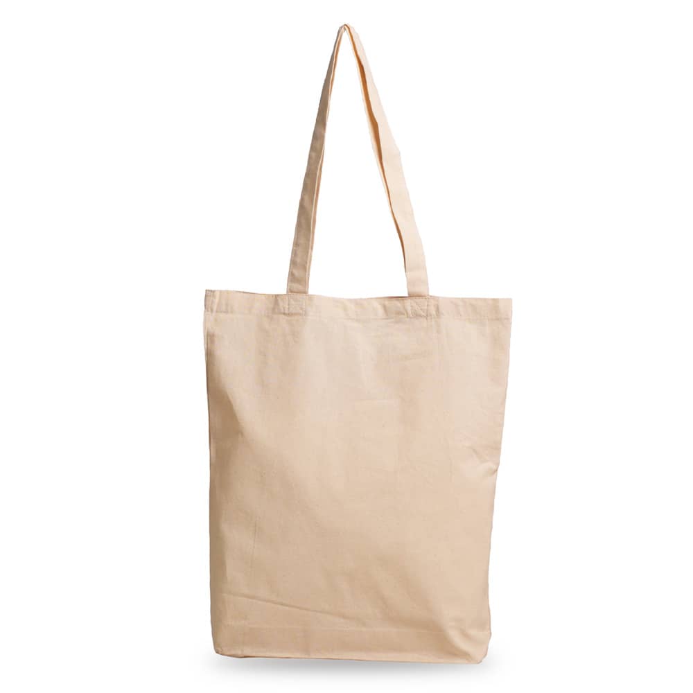 Palm Tote Bag with Bottom Gusset