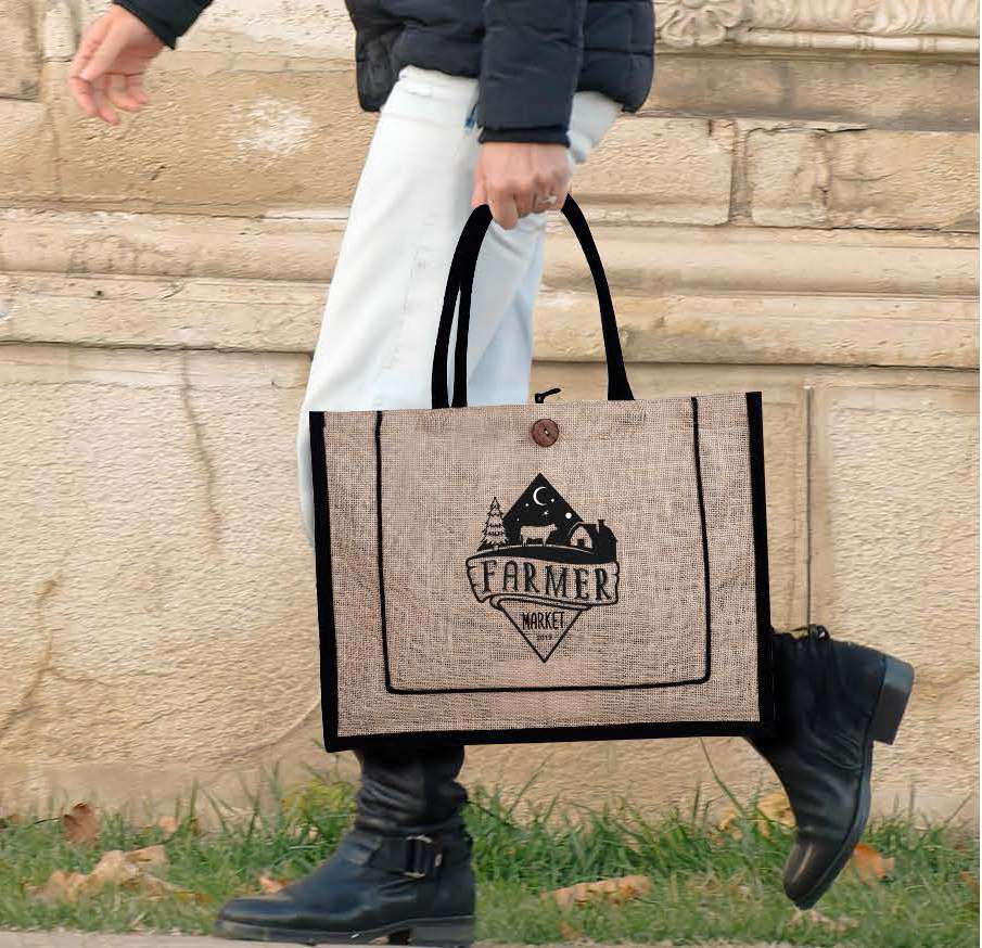 Accent Jute Bag