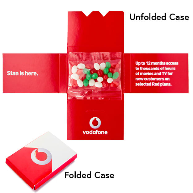 Christmas Kit Kat Case with Mini Jelly Beans 30g